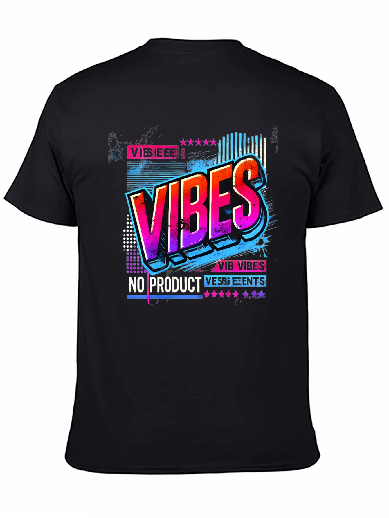 Vibes Graphic Tee - Retro Design