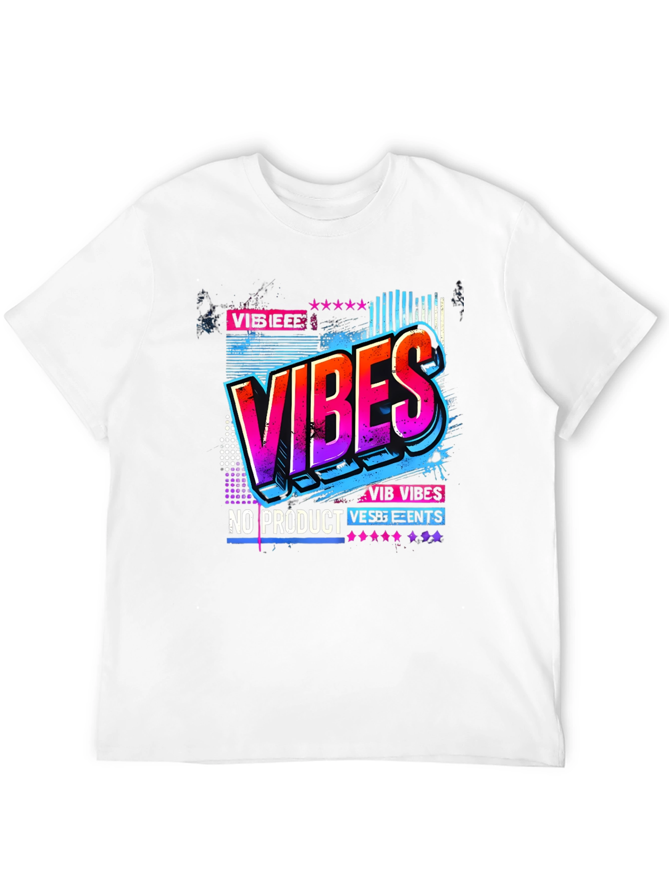 Vibes Graphic Tee - Retro Design