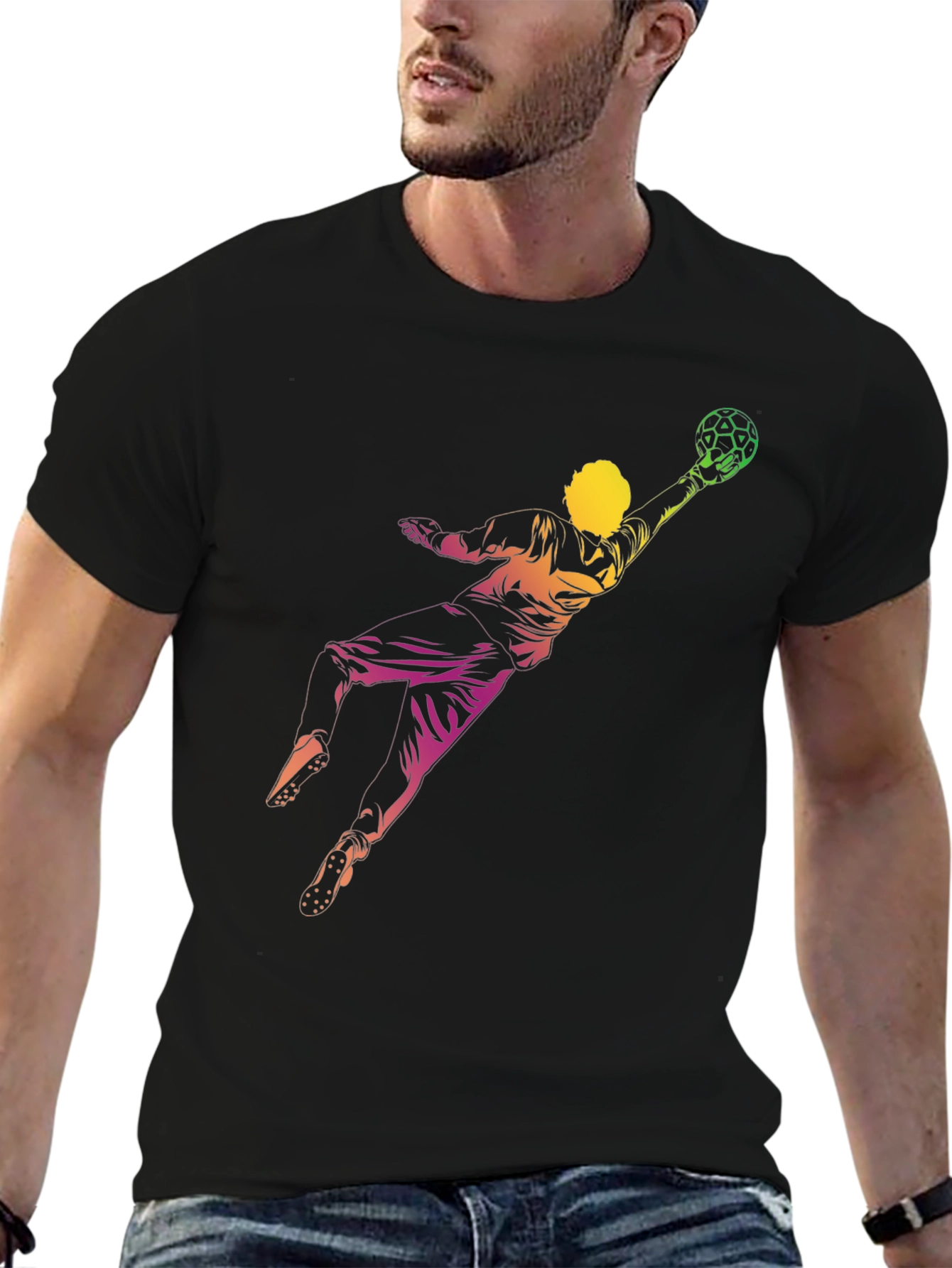 Soccer Goalie Graphic T-Shirt