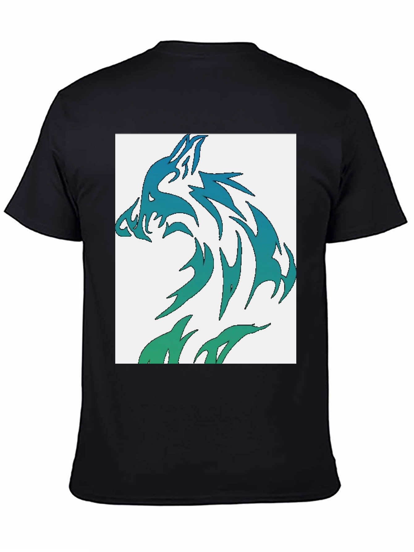 Wolf Graphic Tee - Cool Tribal Design
