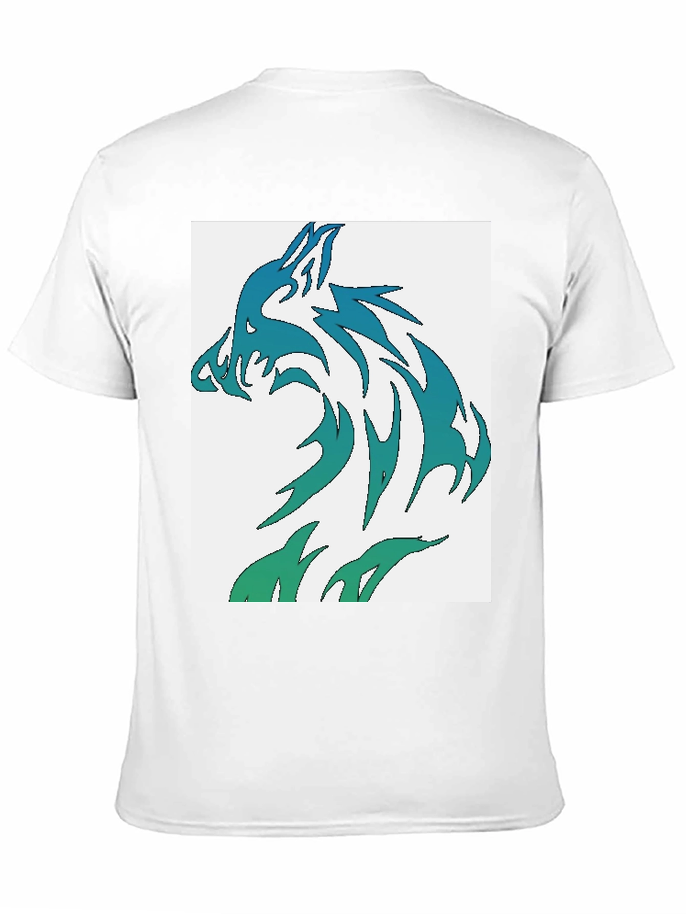 Wolf Graphic Tee - Cool Tribal Design