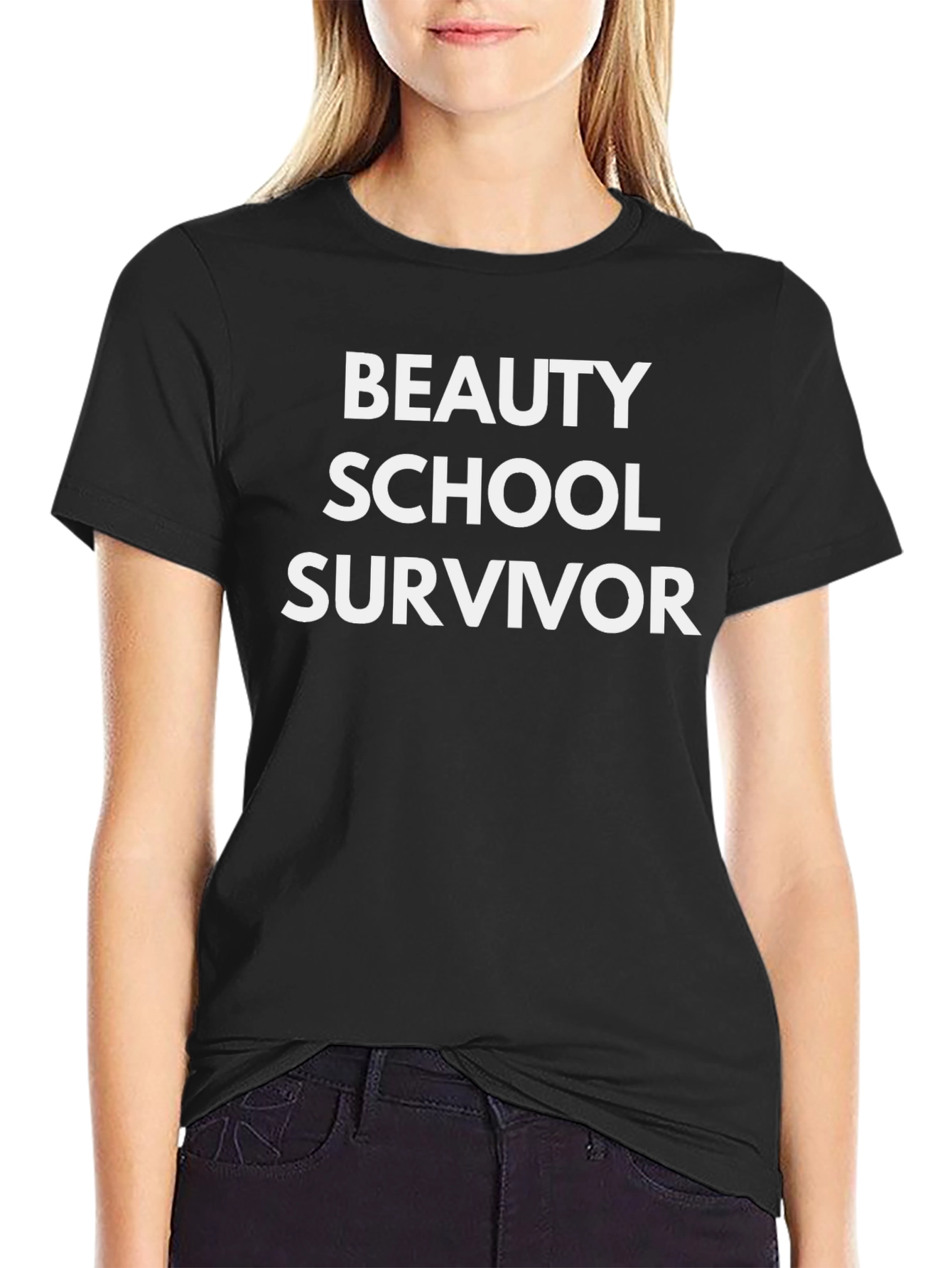 Beauty School Survivor Black Tee