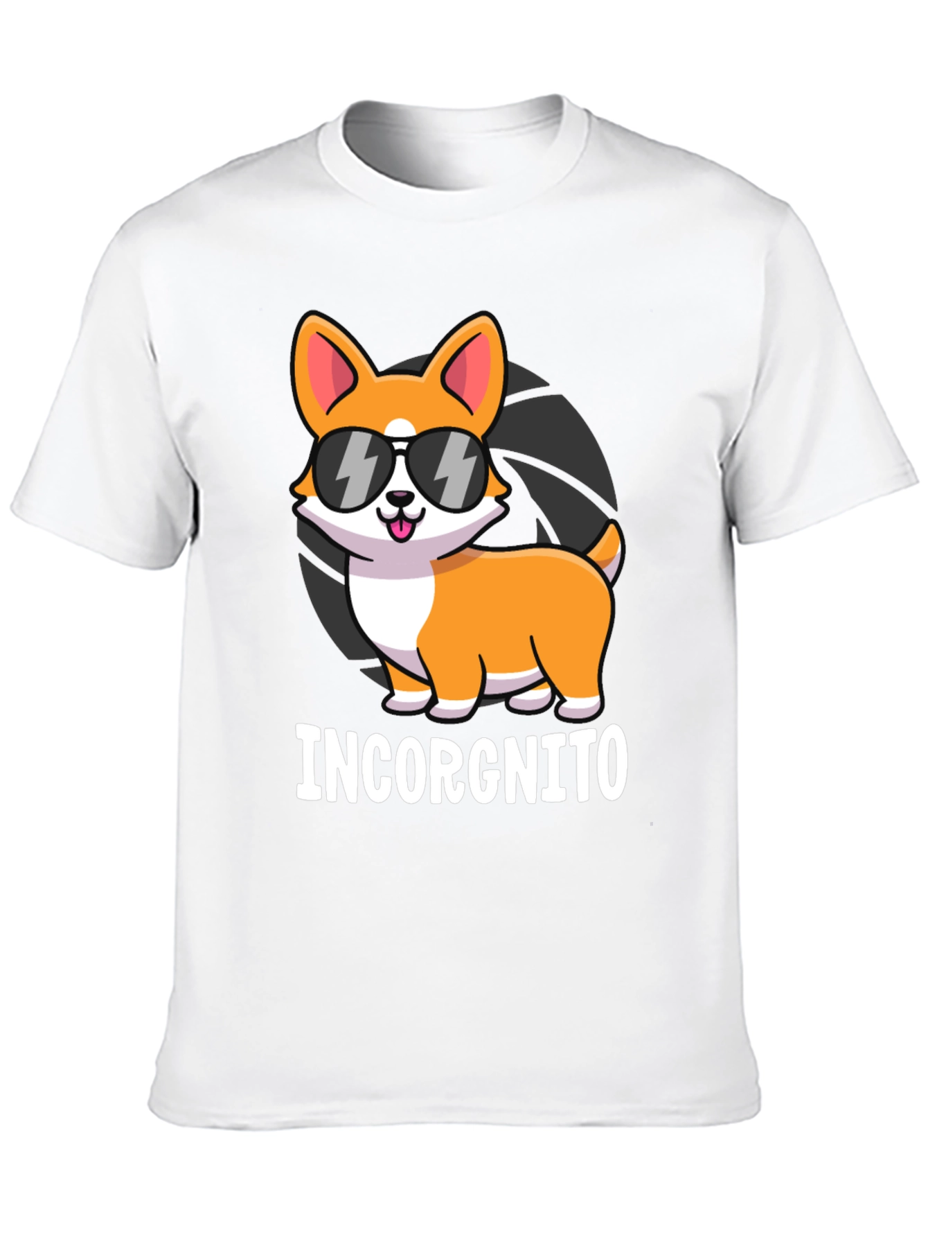 Incorgnito Corgi Graphic T-Shirt