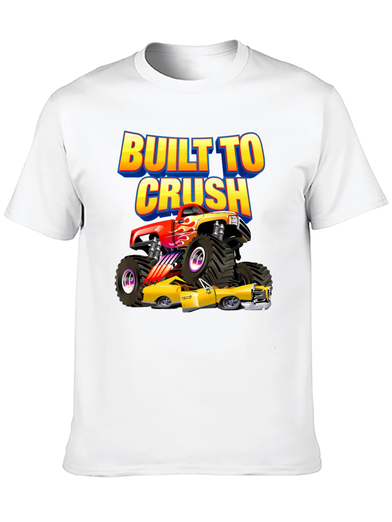 Built to Crush Monster Truck T-Shirt