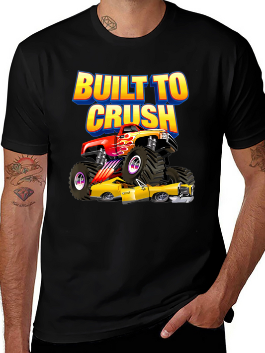 Built to Crush Monster Truck T-Shirt