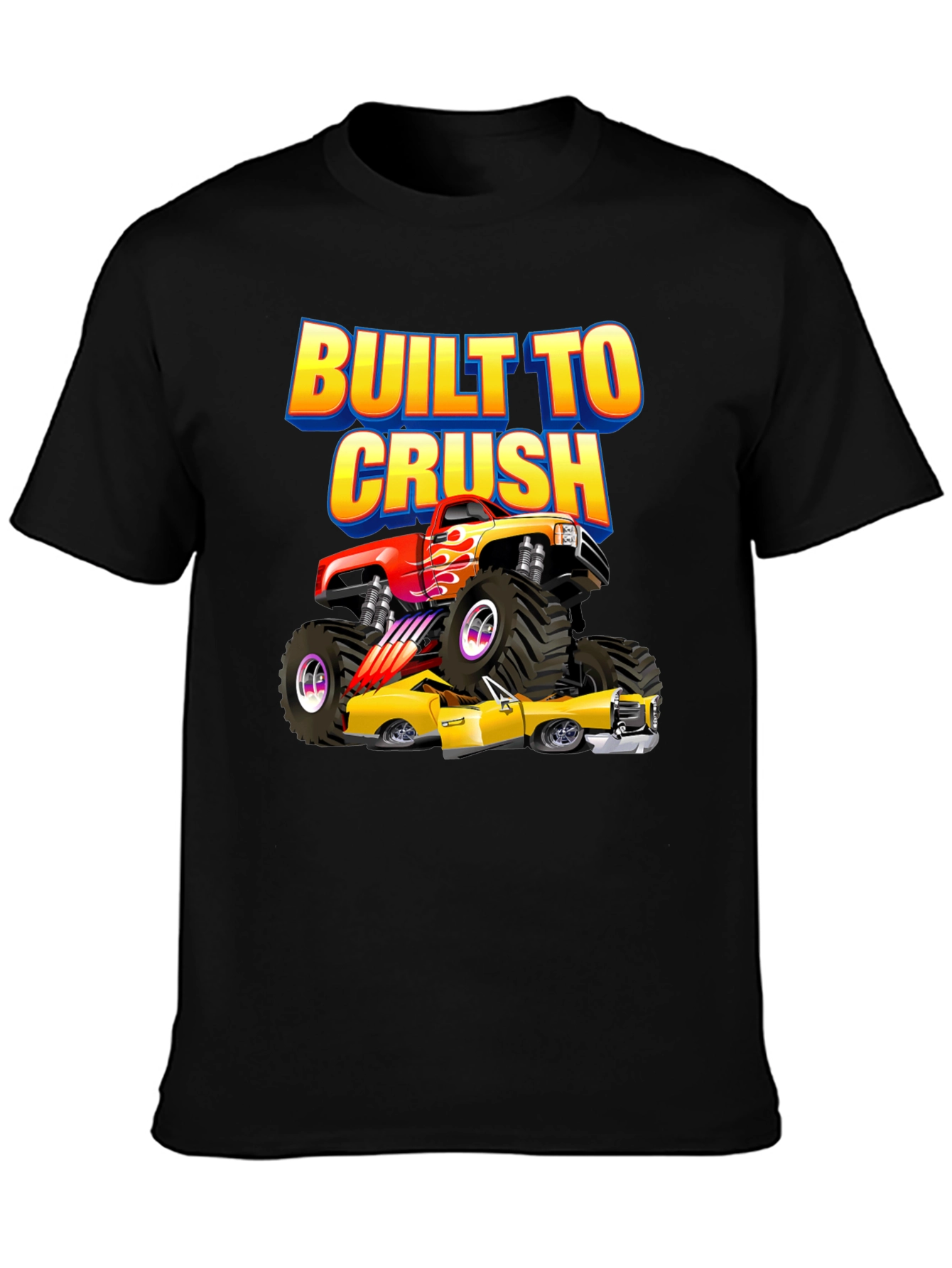 Built to Crush Monster Truck T-Shirt