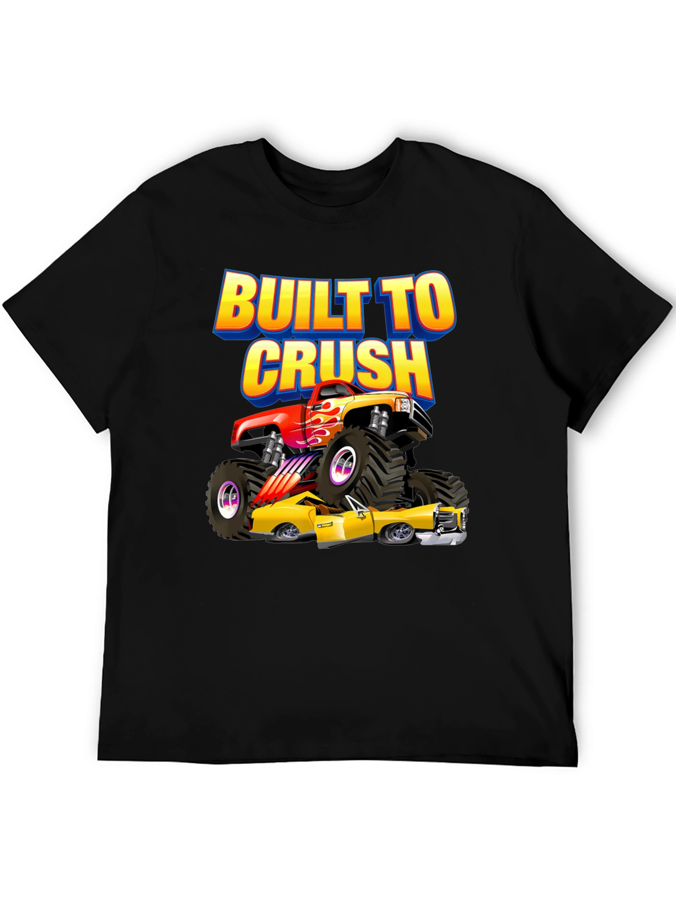 Built to Crush Monster Truck T-Shirt