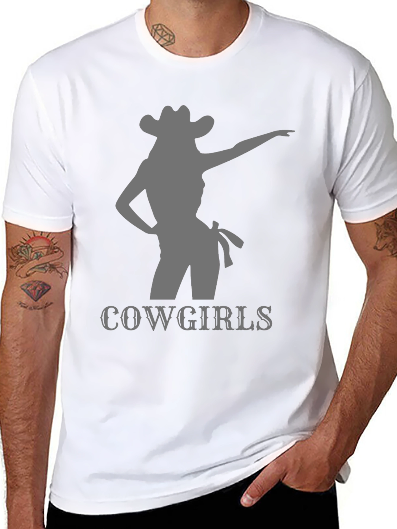 Cowgirls Graphic Tee - Western Style Black T-Shirt