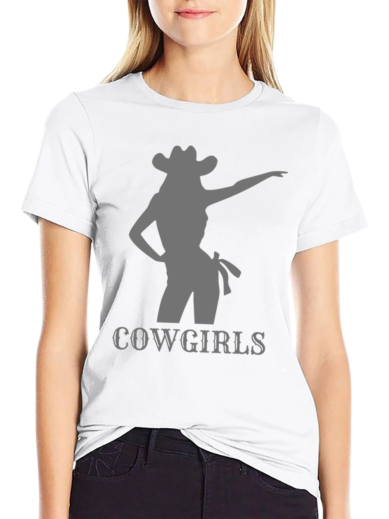 Cowgirls Graphic Tee - Western Style Black T-Shirt