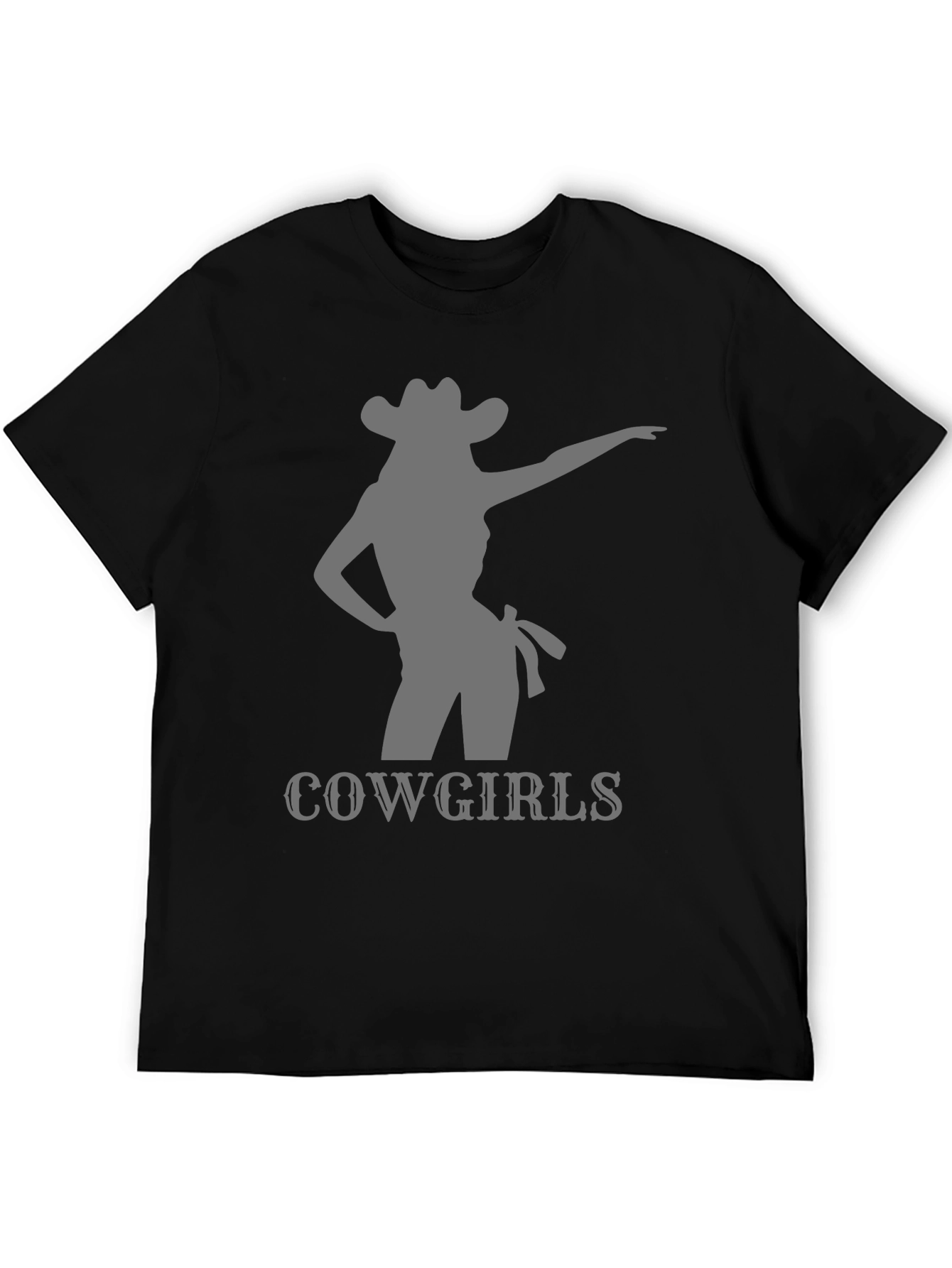 Cowgirls Graphic Tee - Western Style Black T-Shirt
