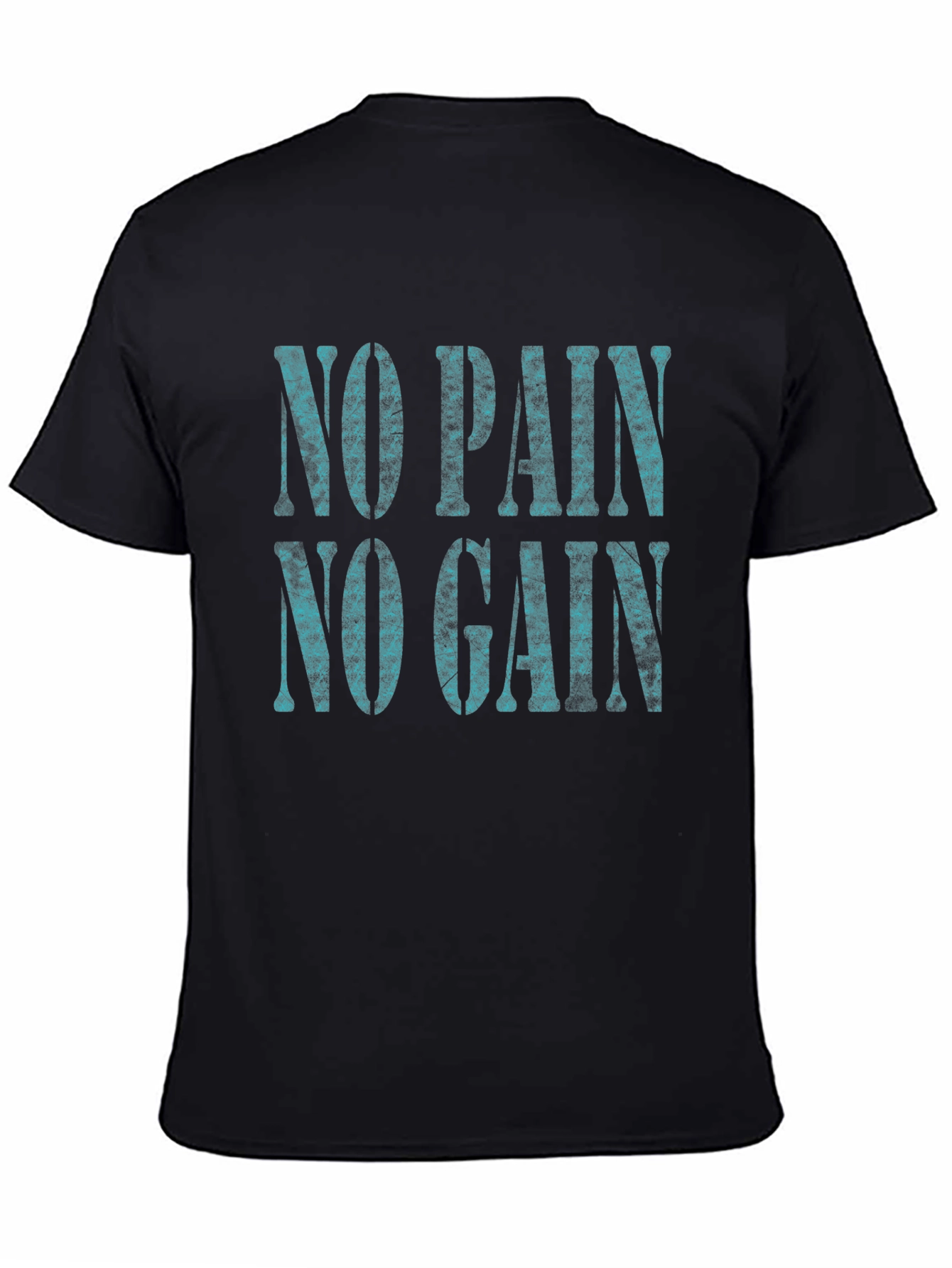 No Pain No Gain Black Graphic Tee