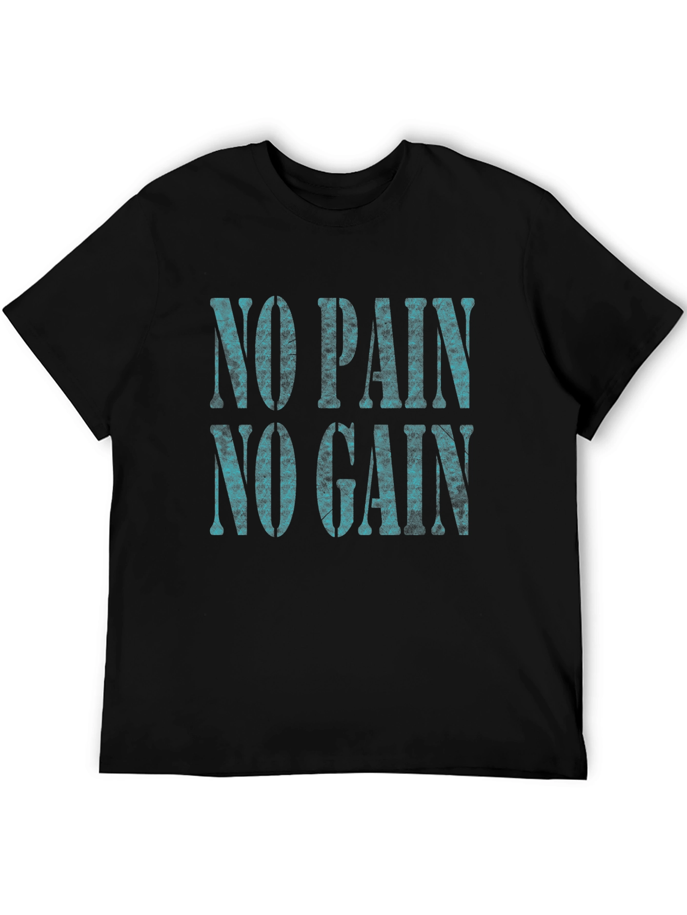No Pain No Gain Black Graphic Tee