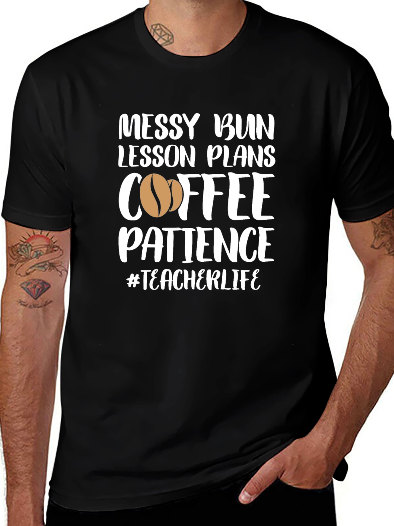 Messy Bun Teacher Life T-Shirt
