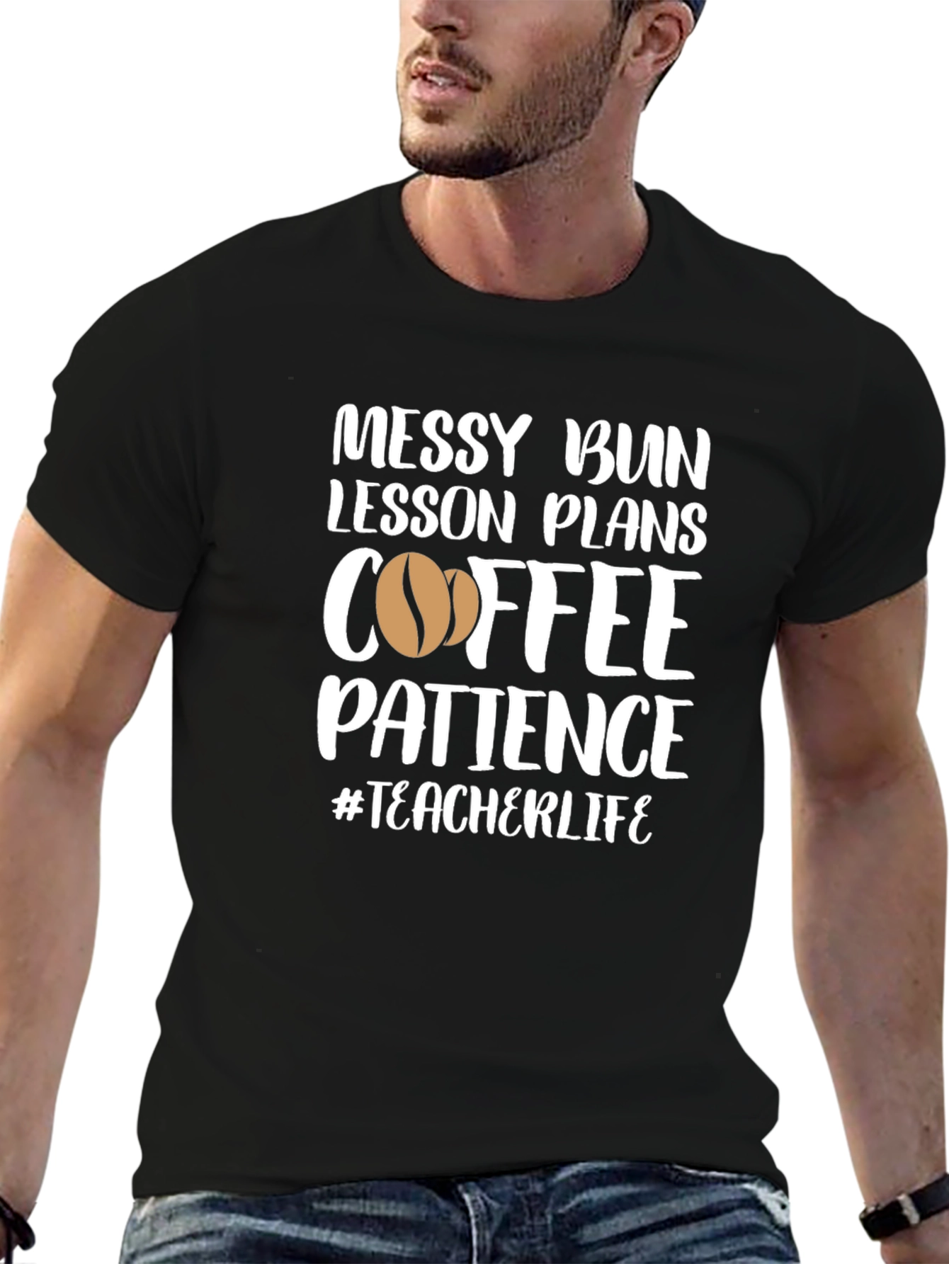 Messy Bun Teacher Life T-Shirt