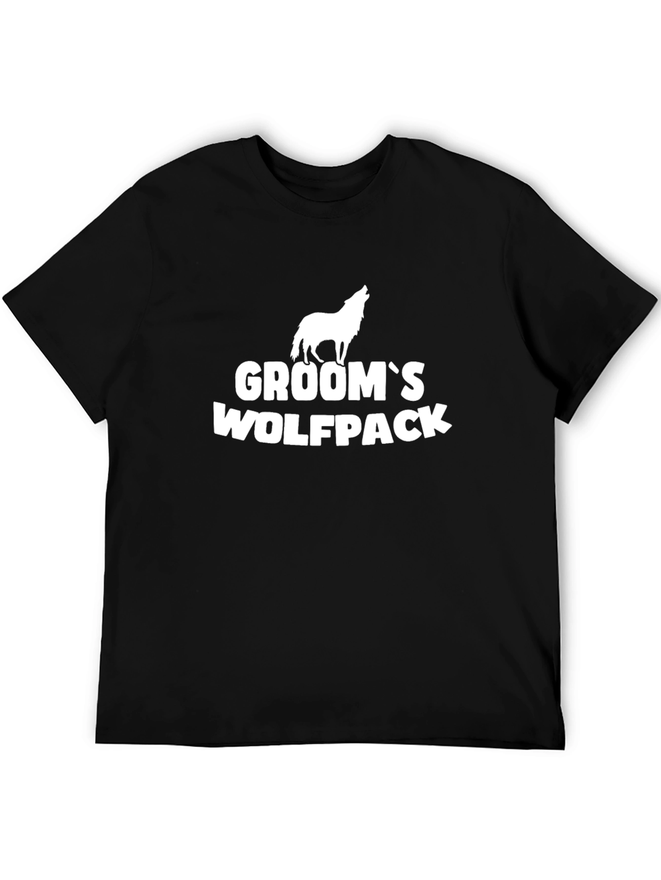 Grooms Wolfpack Black T-Shirt