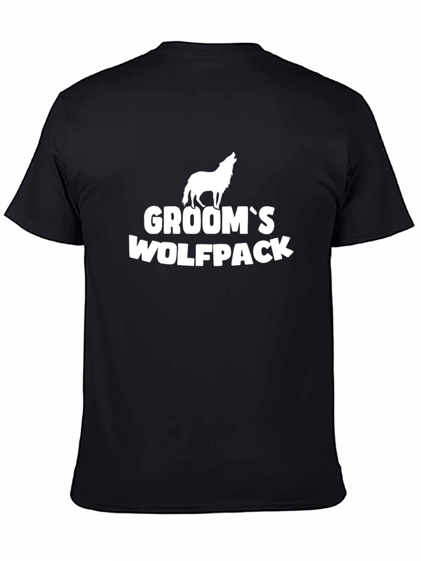 Grooms Wolfpack Black T-Shirt
