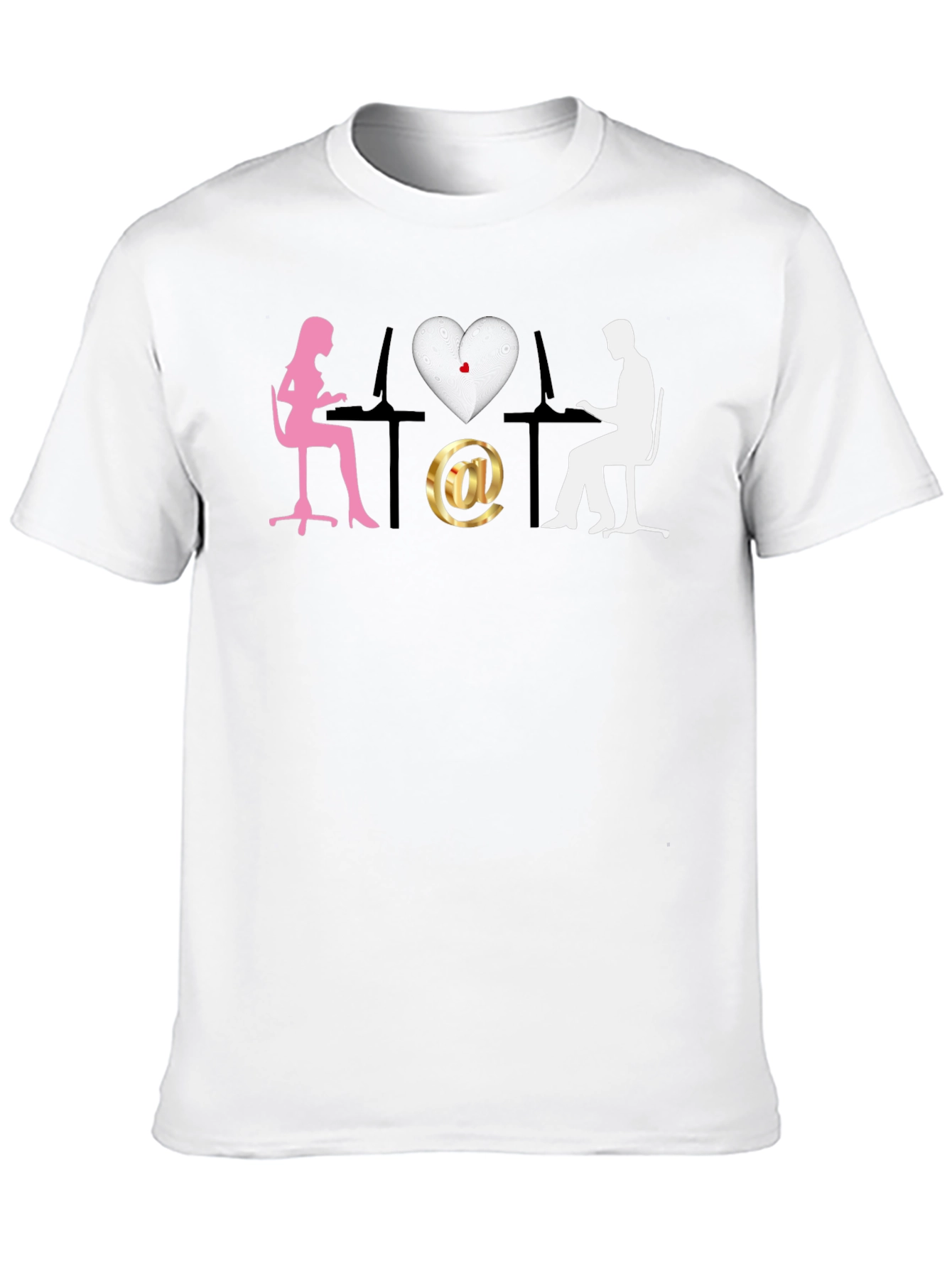 Online Dating Graphic Tee - Unisex Black T-Shirt