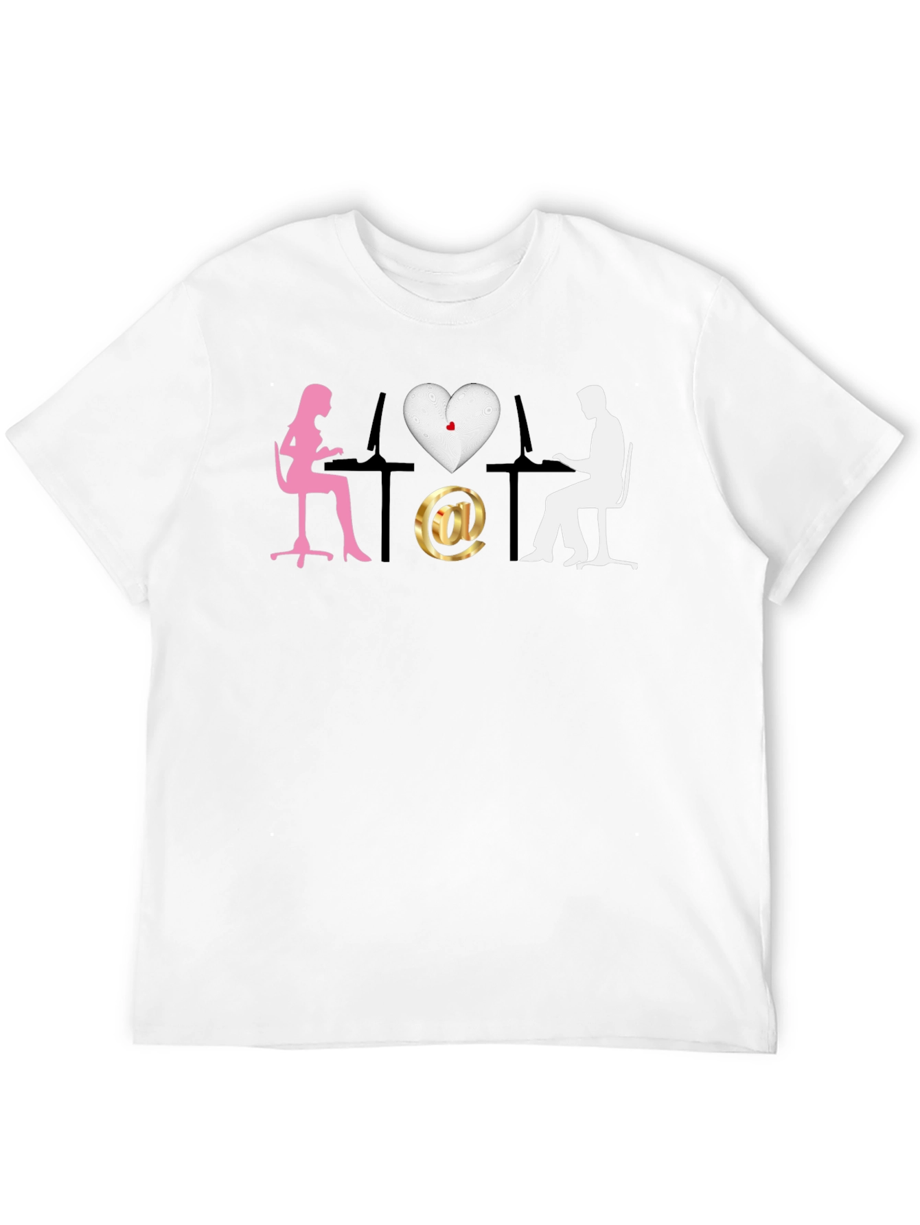 Online Dating Graphic Tee - Unisex Black T-Shirt