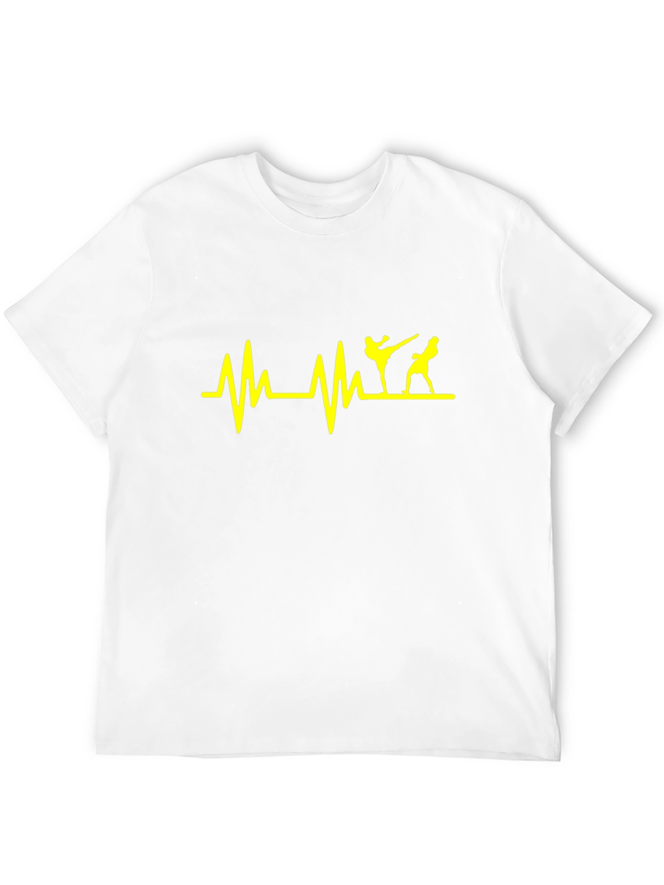 Martial Arts Heartbeat T-Shirt - Black