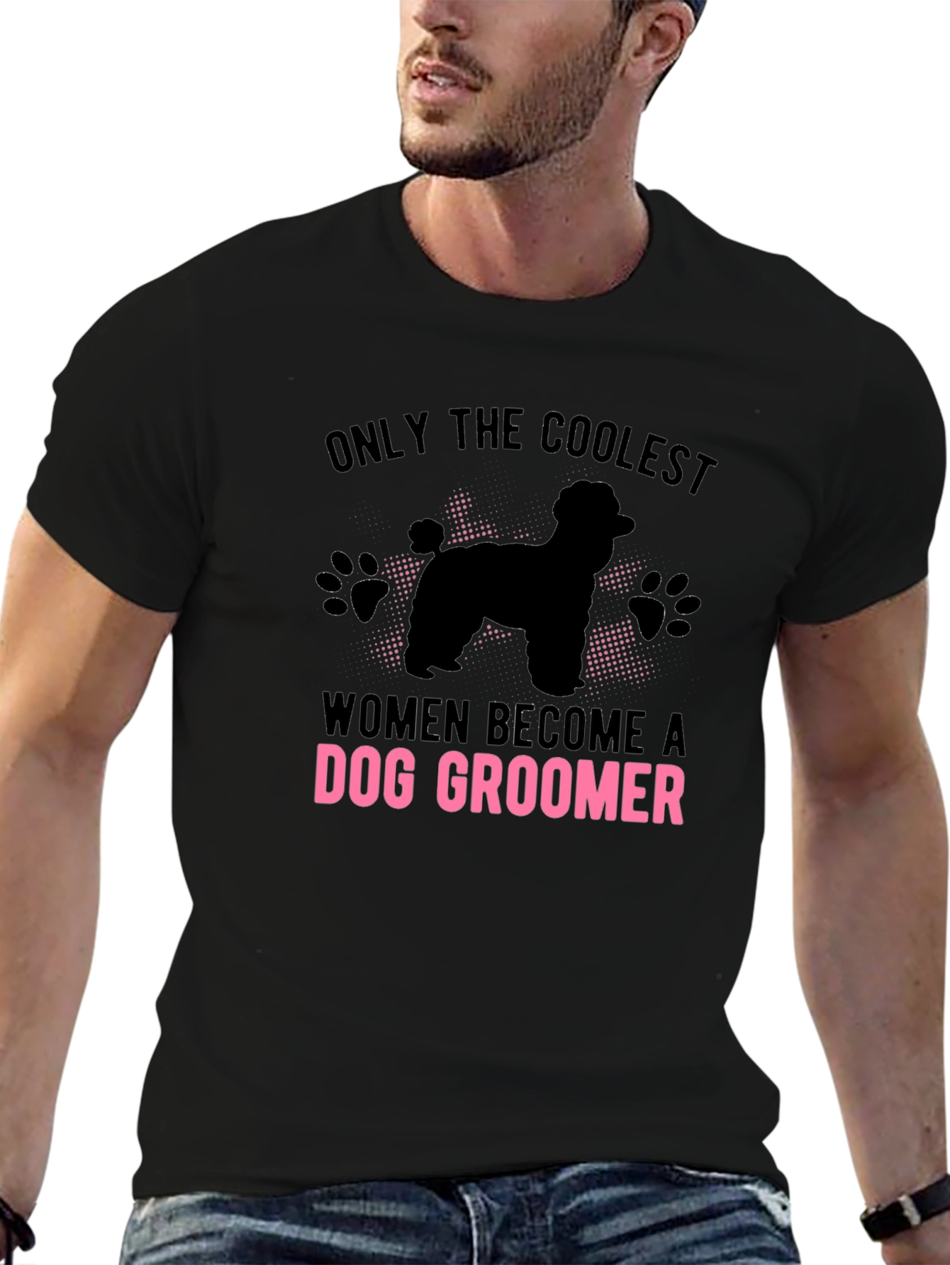Coolest Dog Groomer Graphic Tee