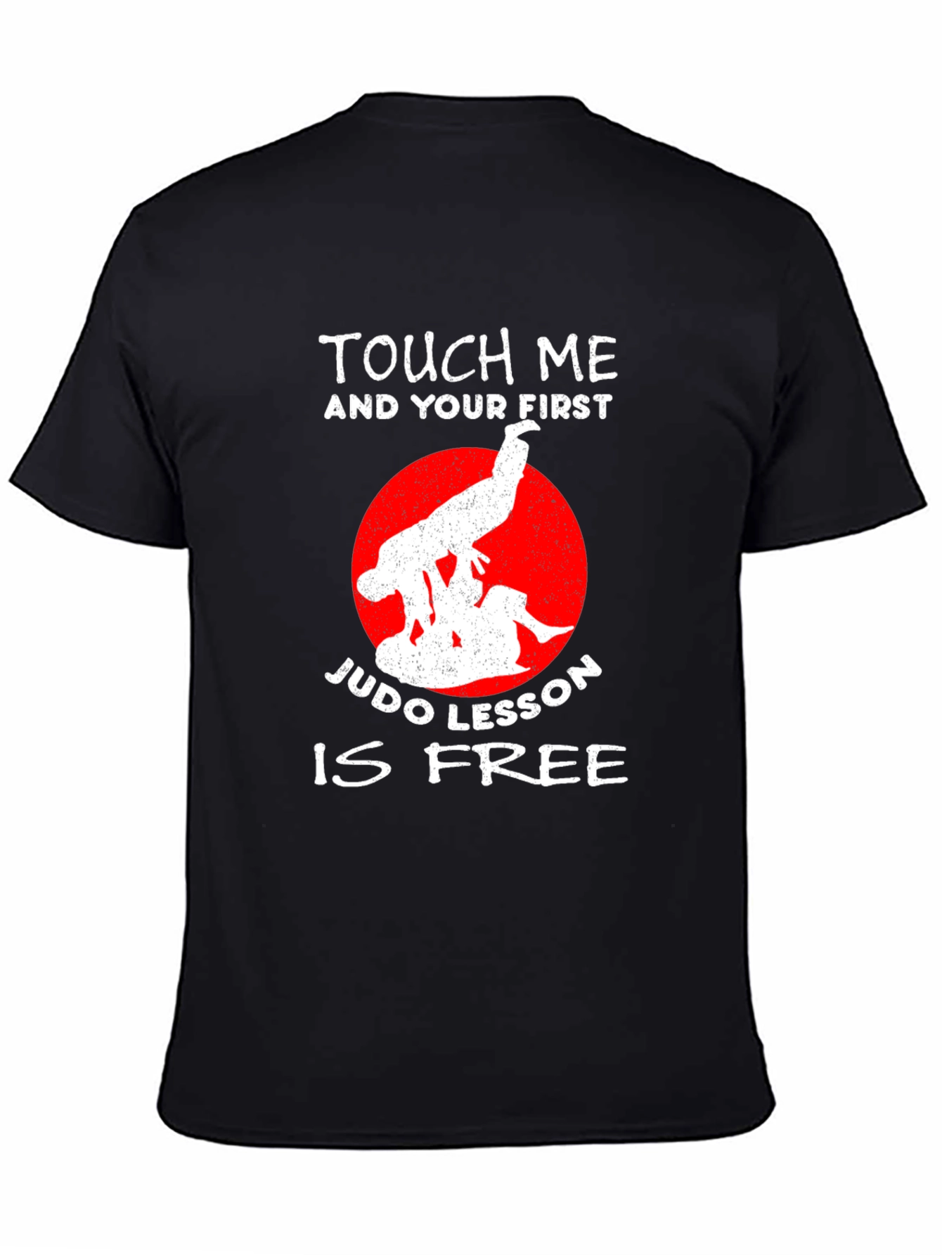 Funny Judo Lesson Free Black T-Shirt
