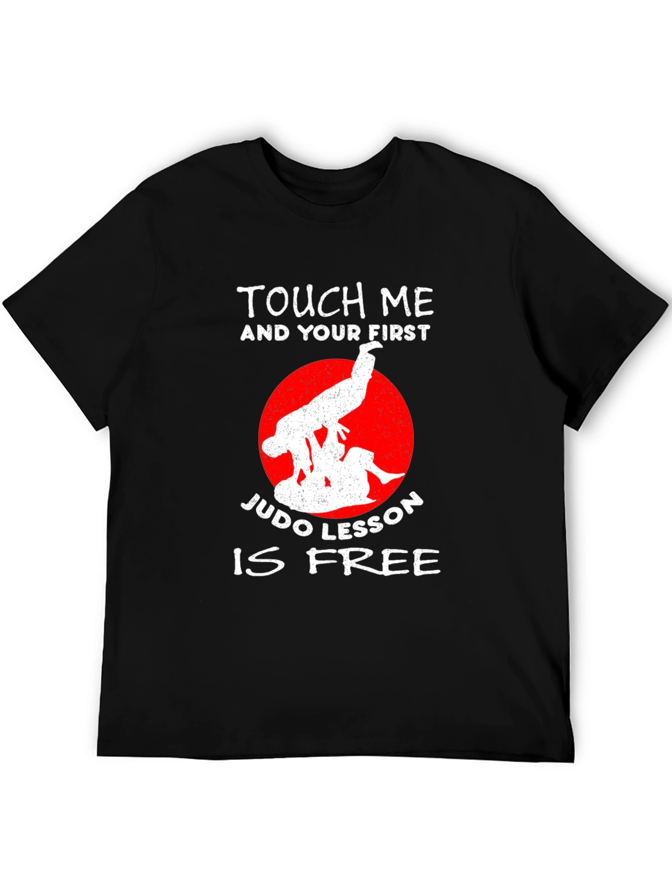 Funny Judo Lesson Free Black T-Shirt