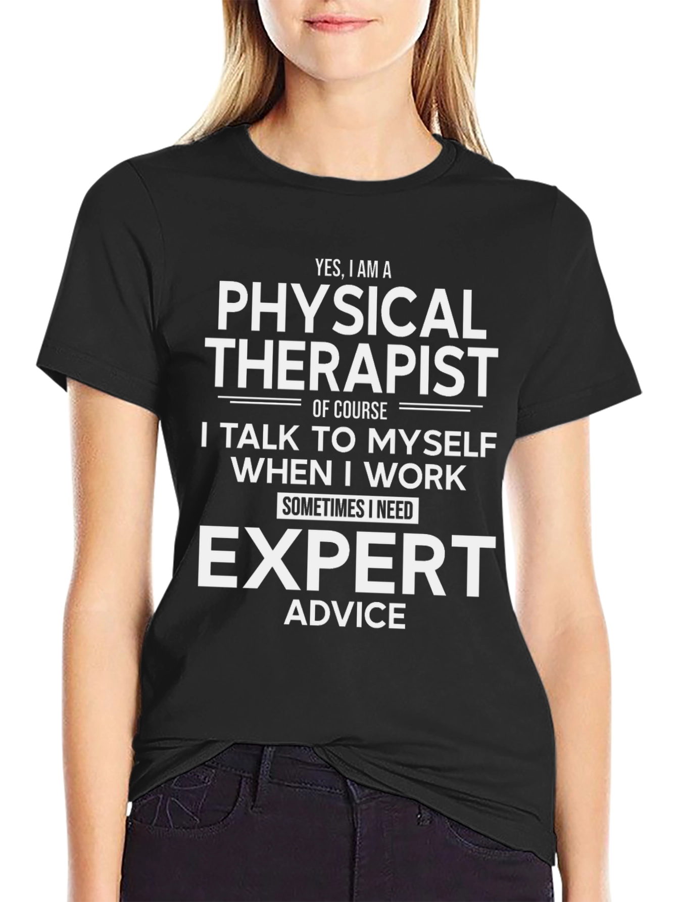 Physical Therapist Expert Advice Funny T-Shirt