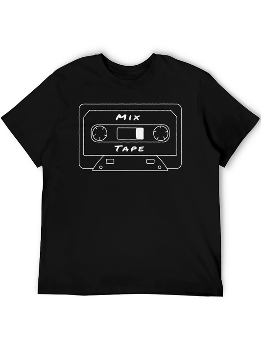 Mix Tape Retro Graphic T-Shirt - Classic Throwback Style