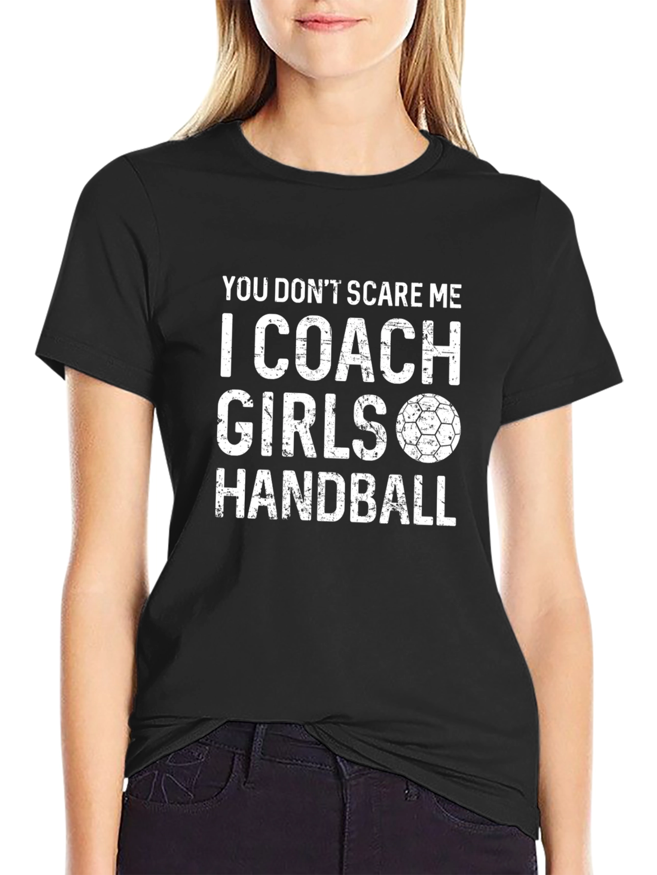 Girls Handball Coach T-Shirt - Funny Sports Tee