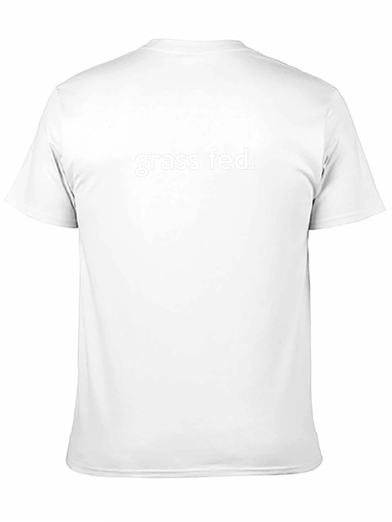 Grass Fed Black T-Shirt - Mens Graphic Tee
