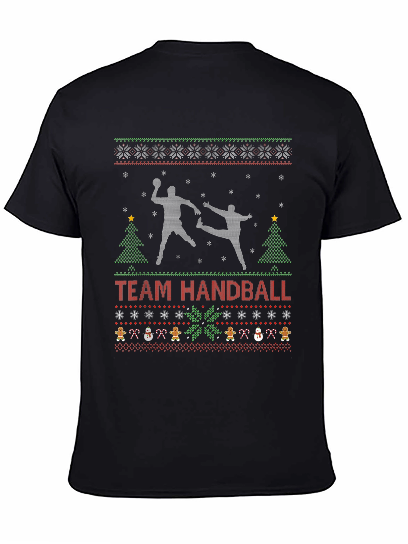 Ugly Christmas Team Handball T-Shirt