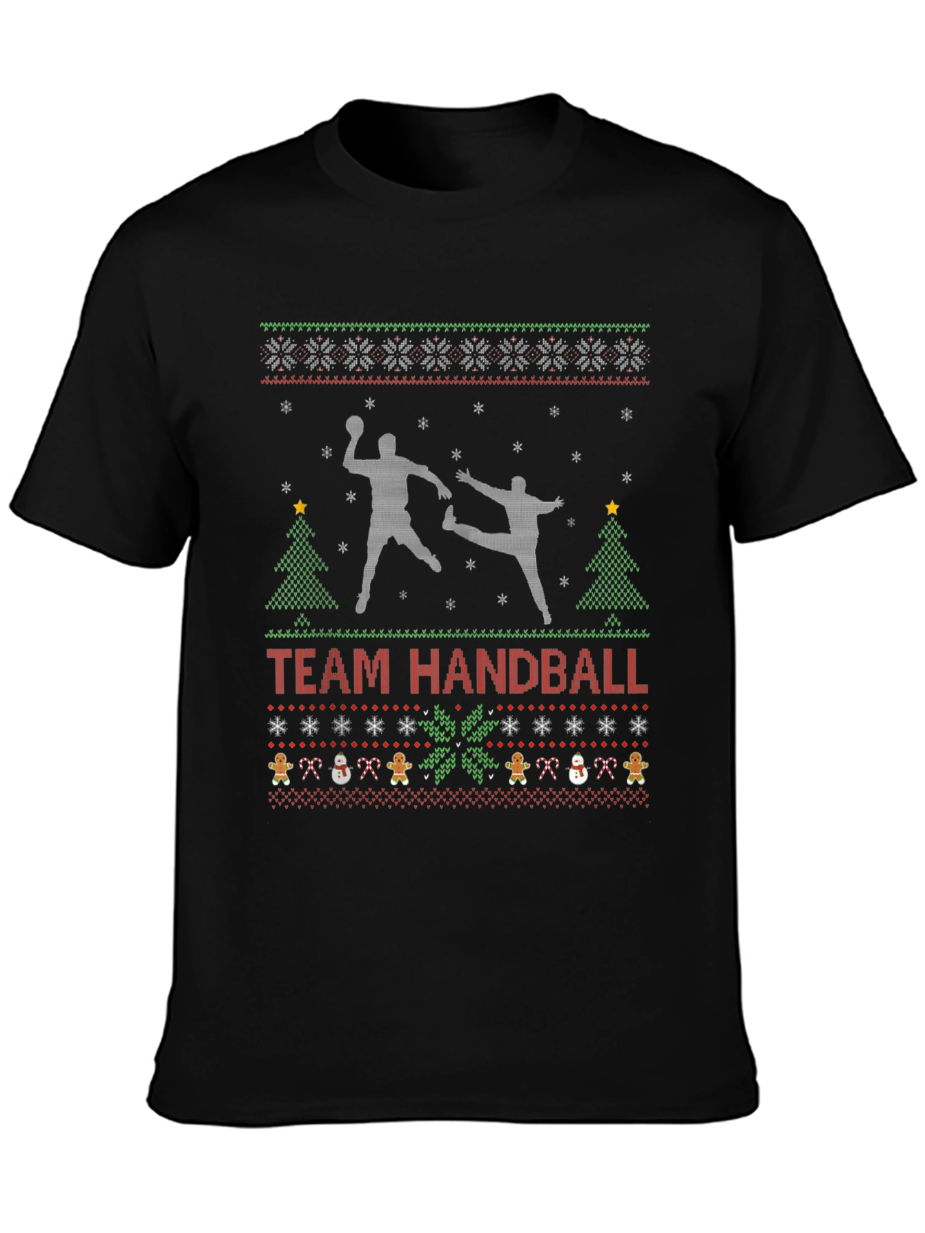 Ugly Christmas Team Handball T-Shirt
