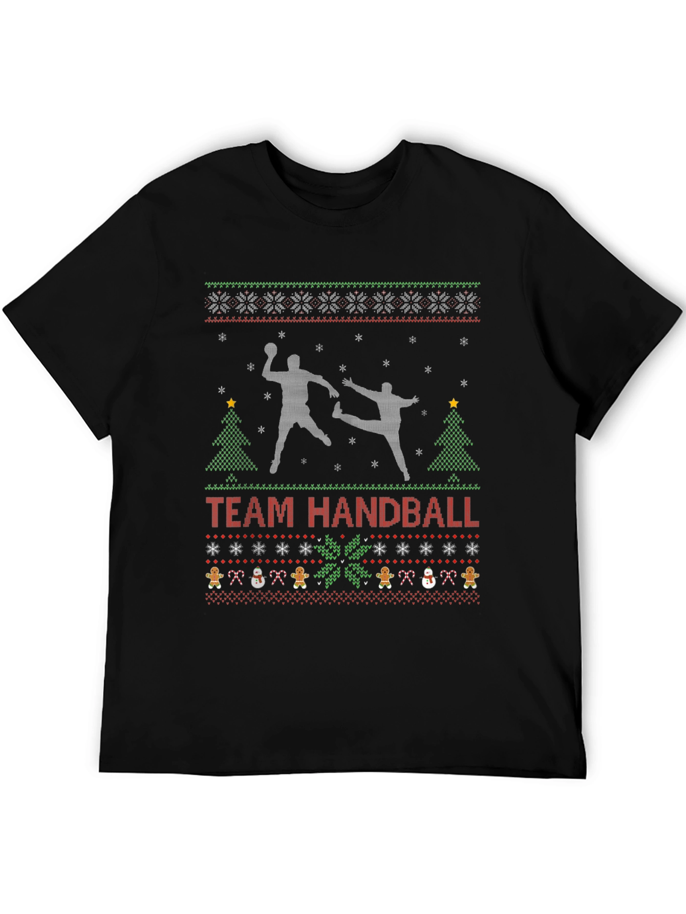 Ugly Christmas Team Handball T-Shirt