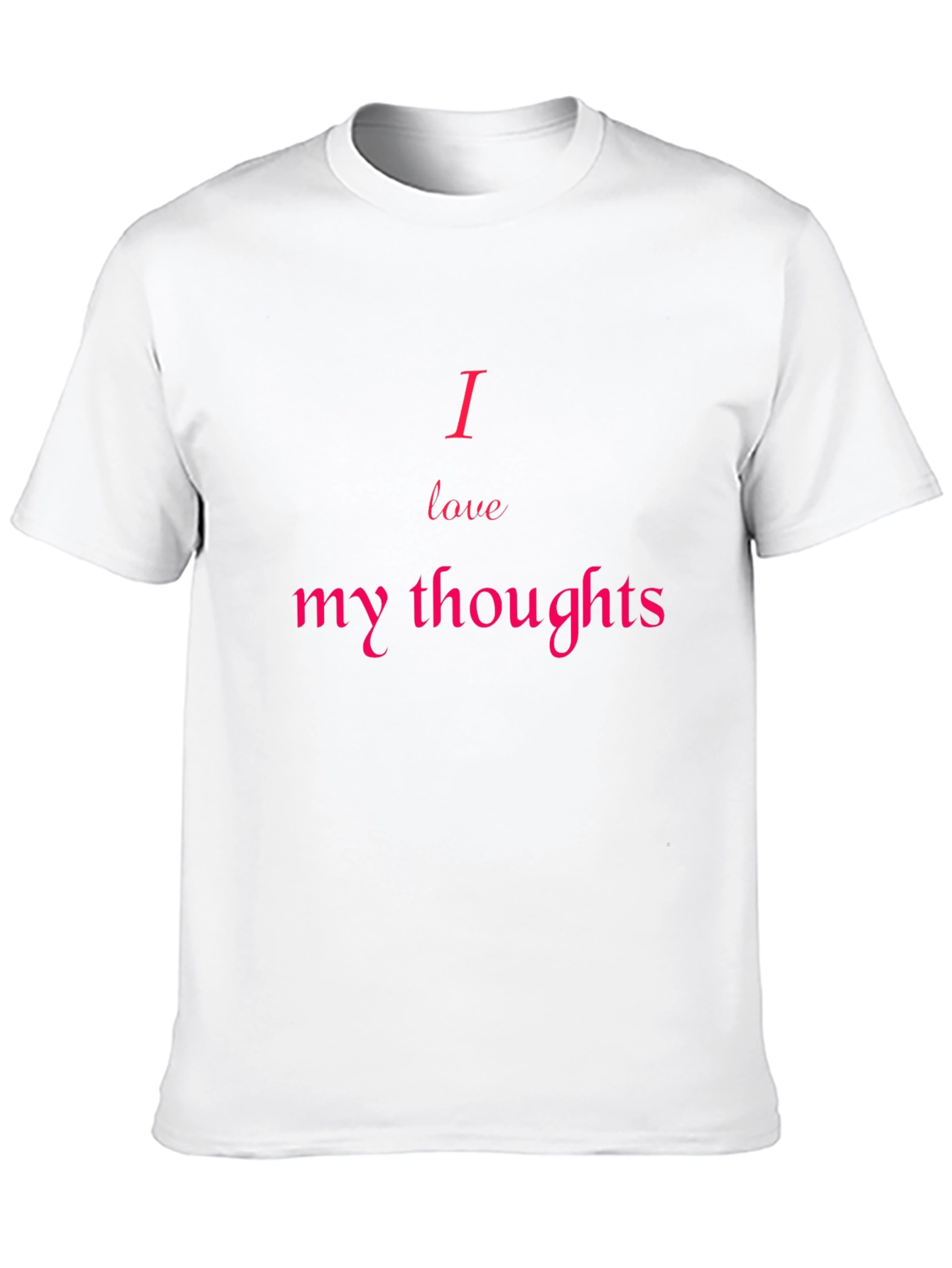 I Love My Thoughts Black Graphic Tee