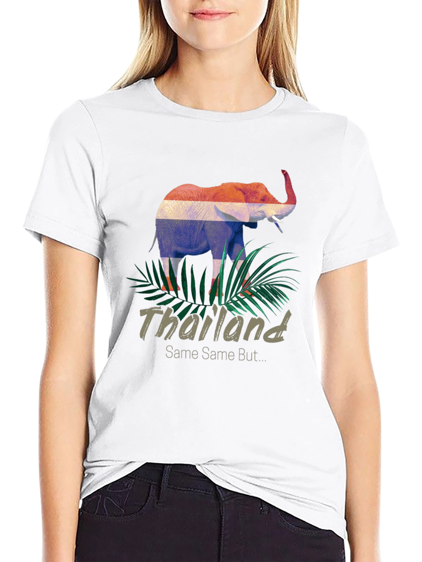 Thailand Elephant T-Shirt - Tropical Design