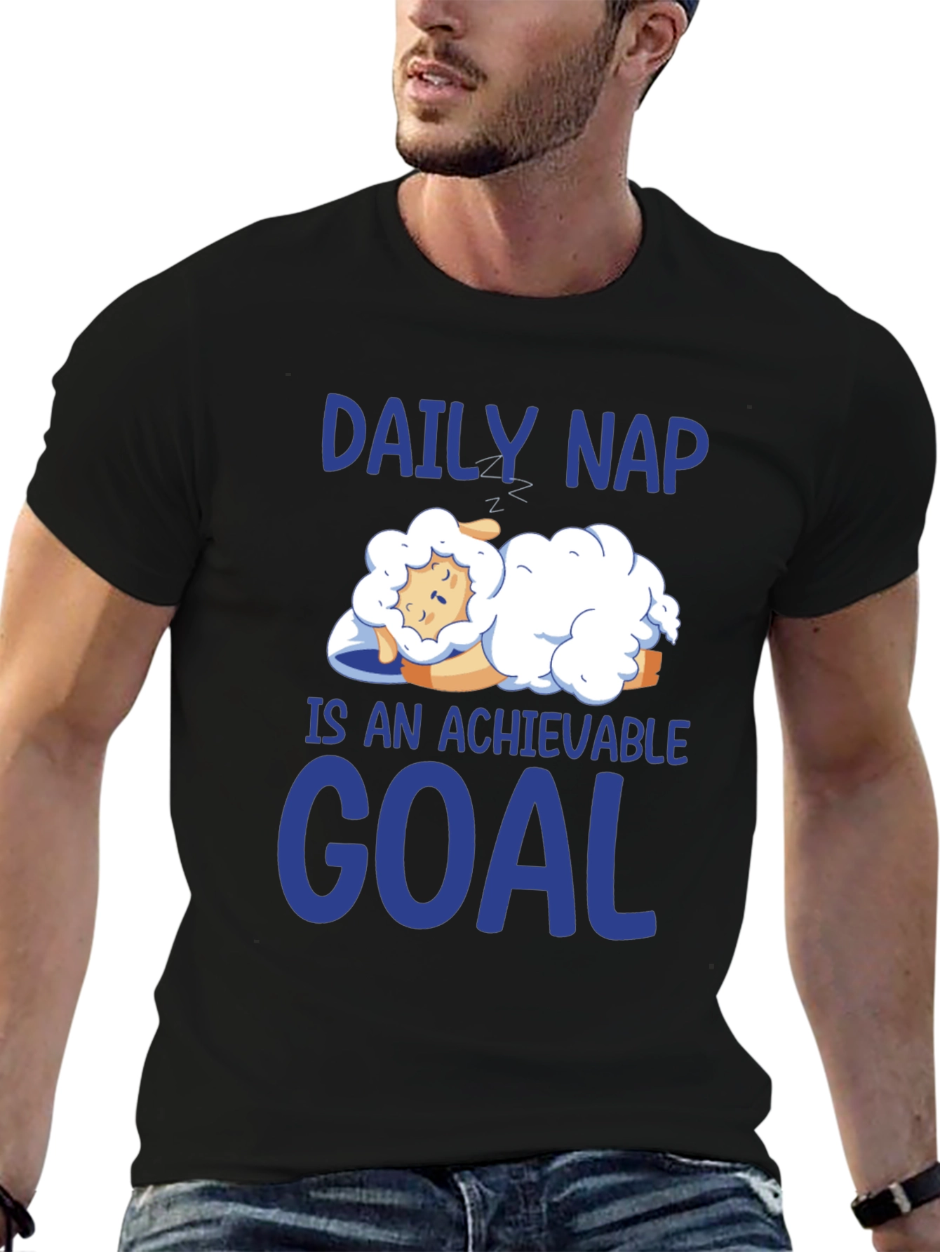 Daily Nap Achievable Goal Sheep T-Shirt