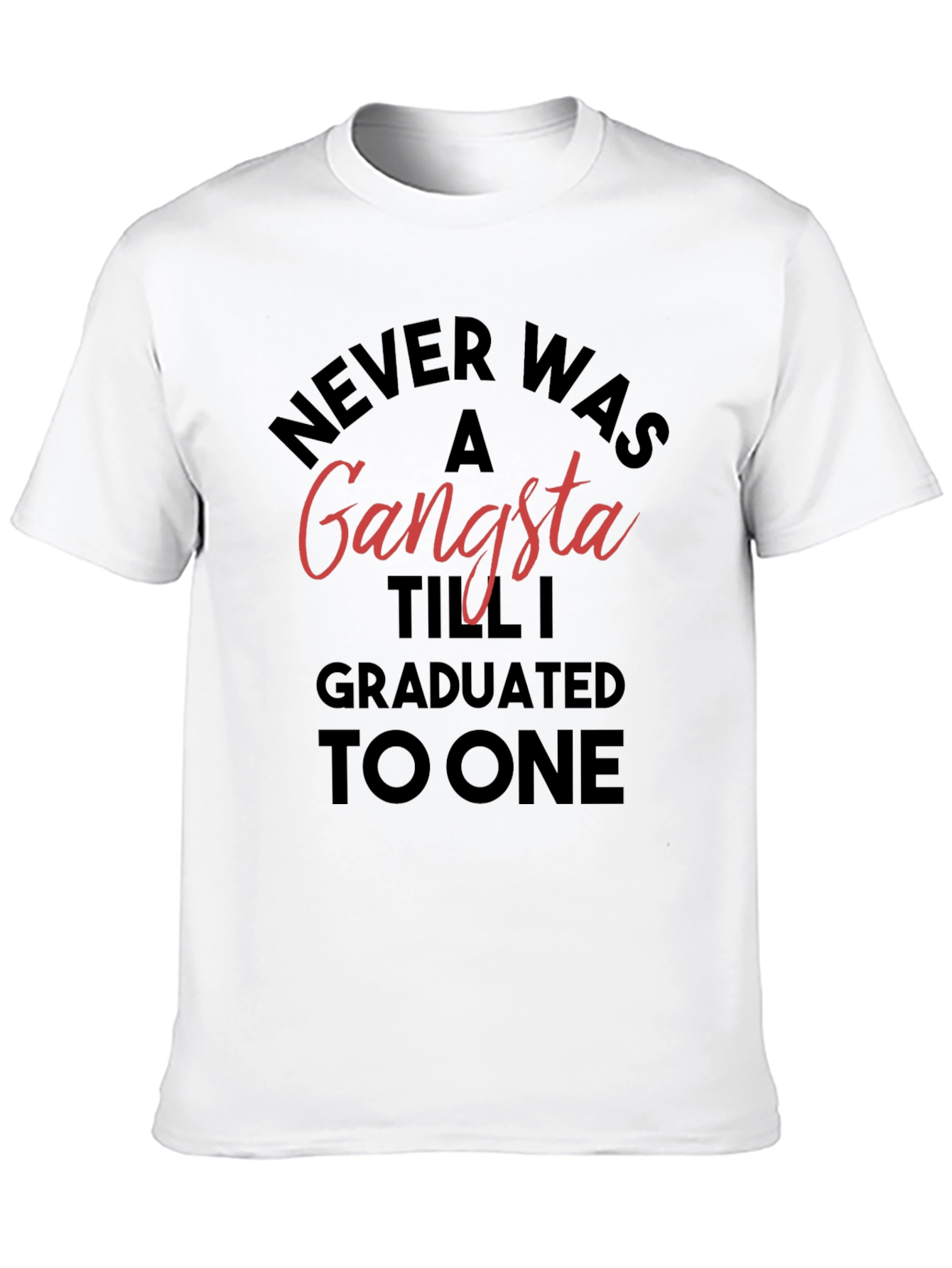 Graduated Gangsta T-Shirt - Black