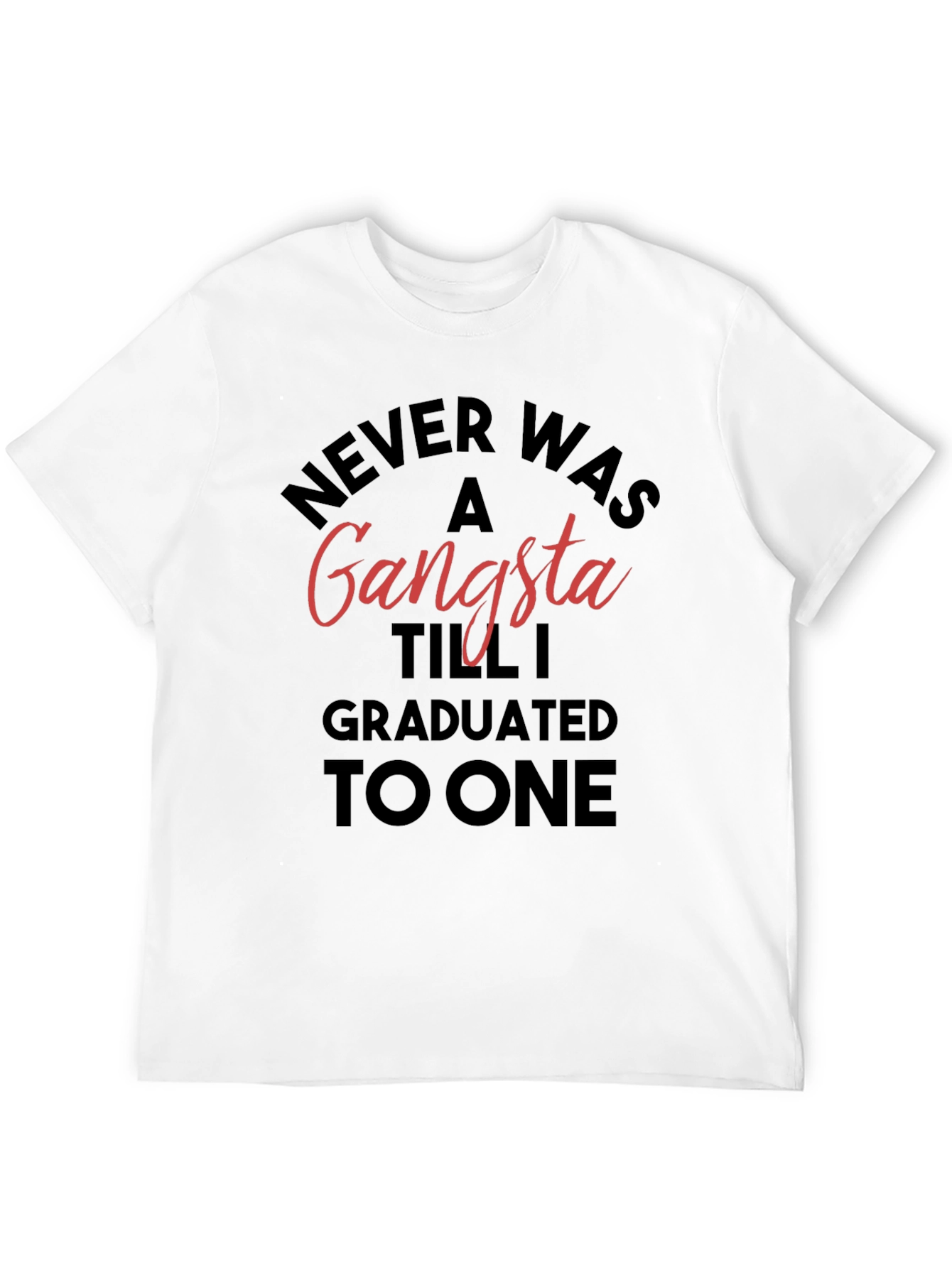 Graduated Gangsta T-Shirt - Black