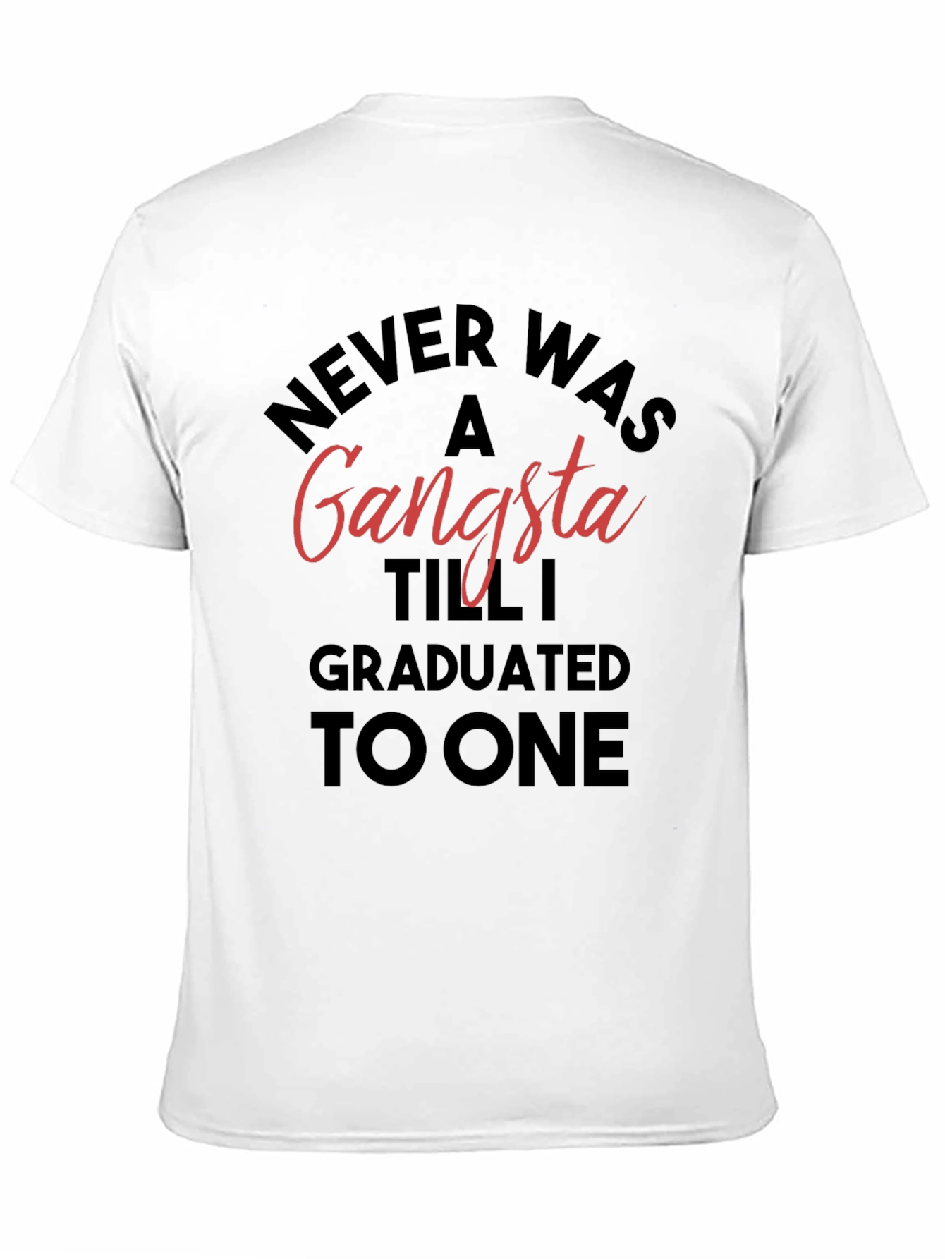 Graduated Gangsta T-Shirt - Black