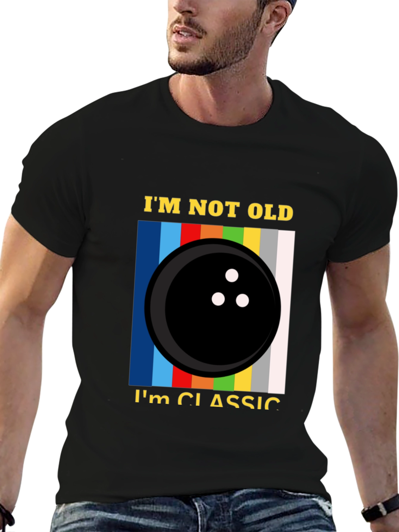 Im Not Old Im Classic Bowling Graphic Tee