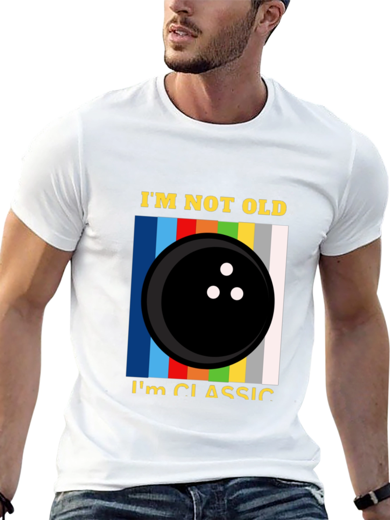 Im Not Old Im Classic Bowling Graphic Tee
