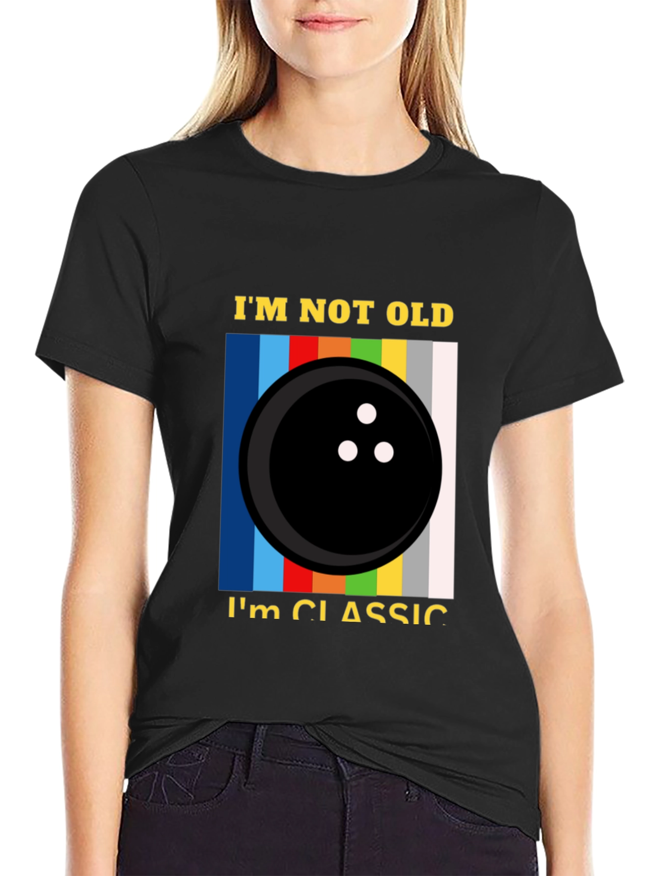 Im Not Old Im Classic Bowling Graphic Tee