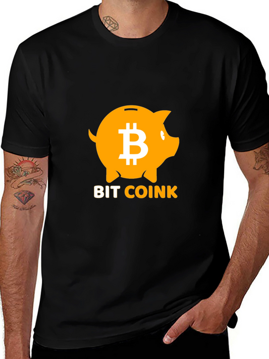 Bit Coink Piggy Bank Tee - Crypto Humor T-Shirt
