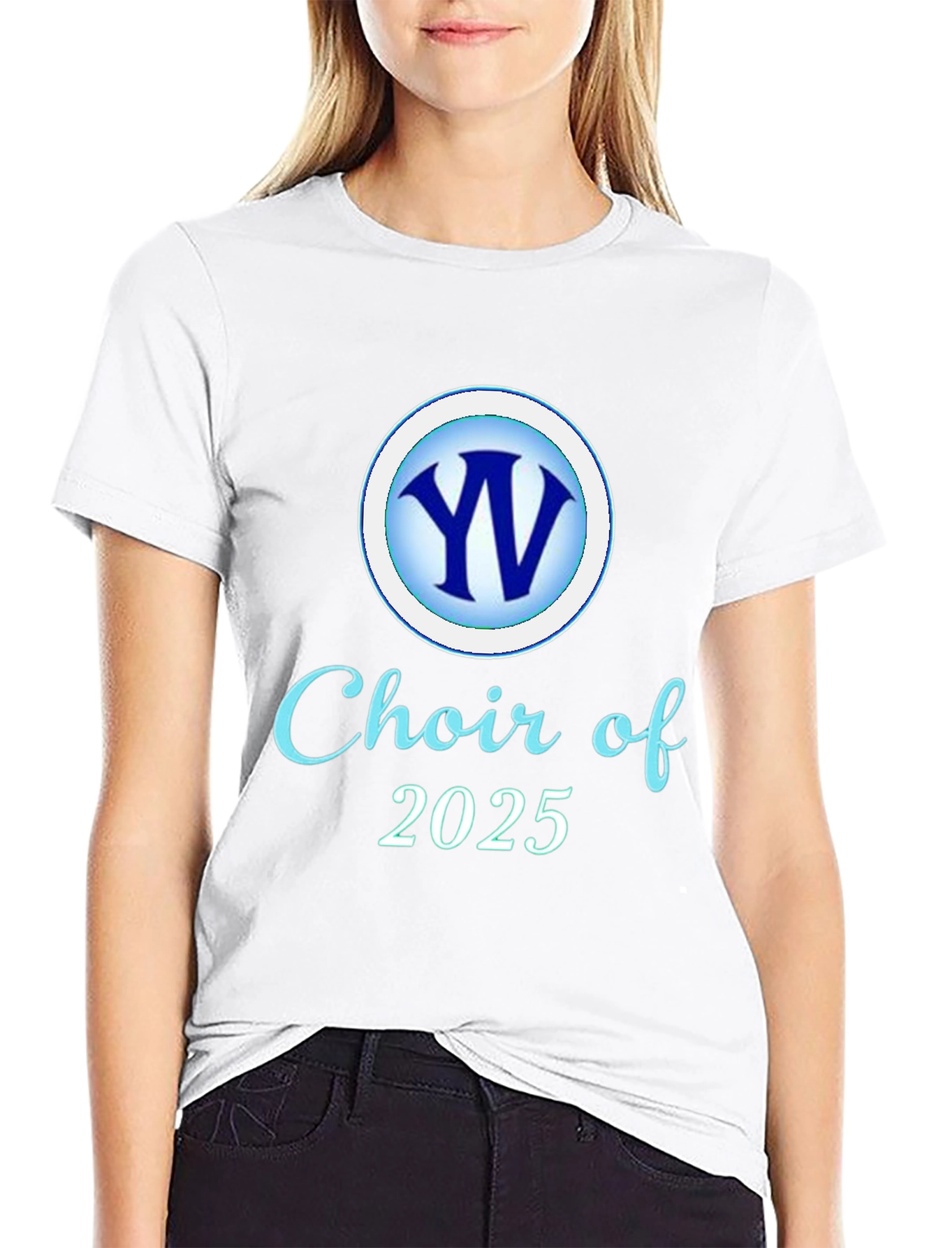 Choir of 2025 T-Shirt | Soft Black Cotton Tee