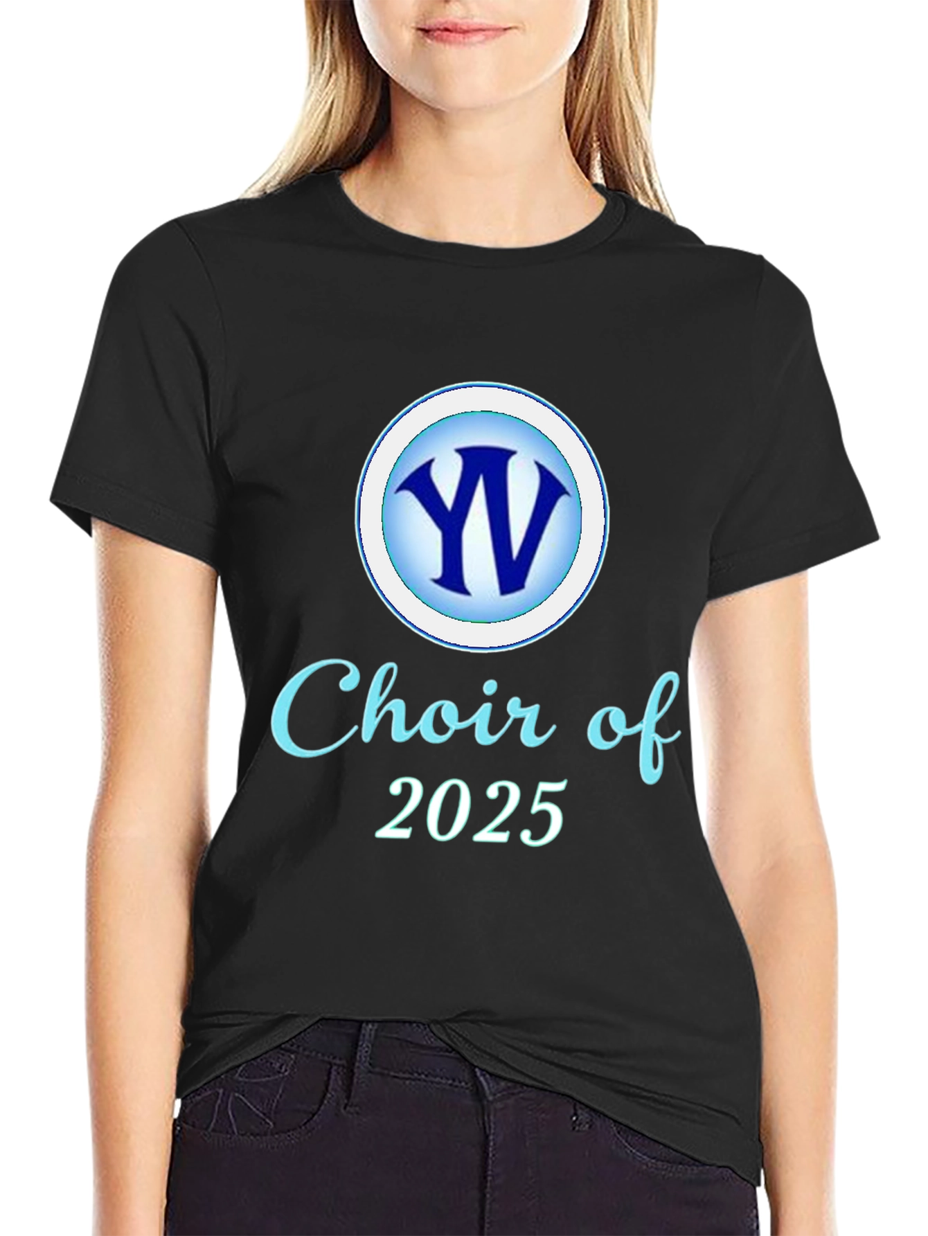 Choir of 2025 T-Shirt | Soft Black Cotton Tee
