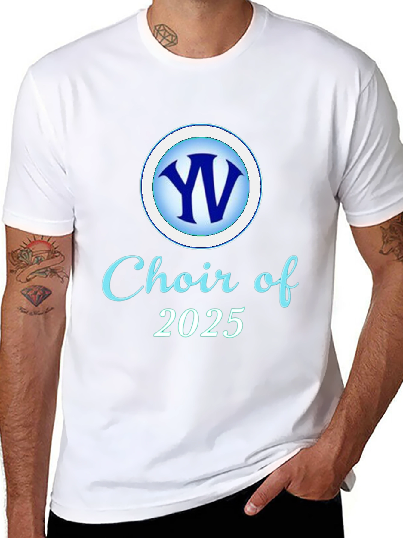Choir of 2025 T-Shirt | Soft Black Cotton Tee