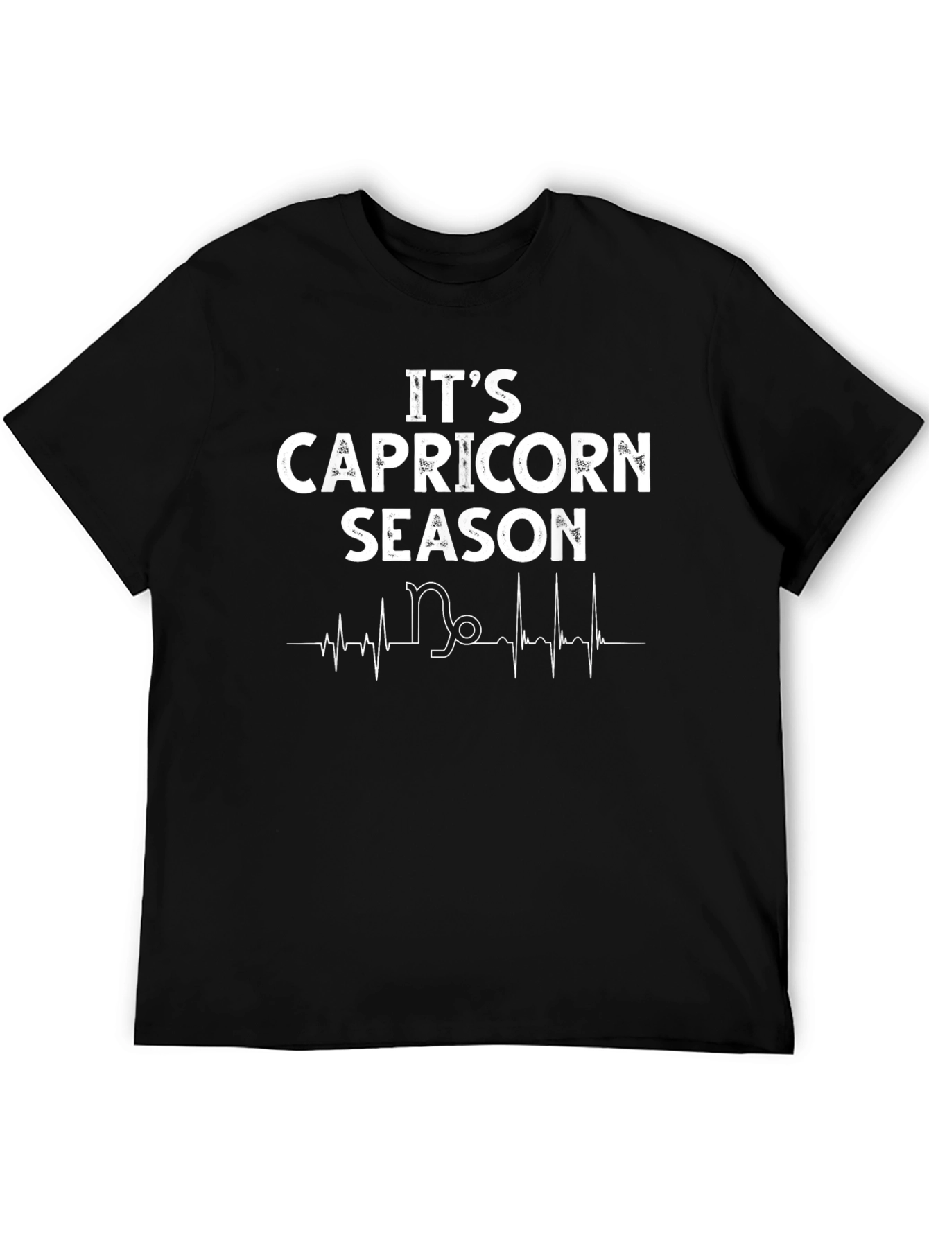 Its Capricorn Season Black T-Shirt