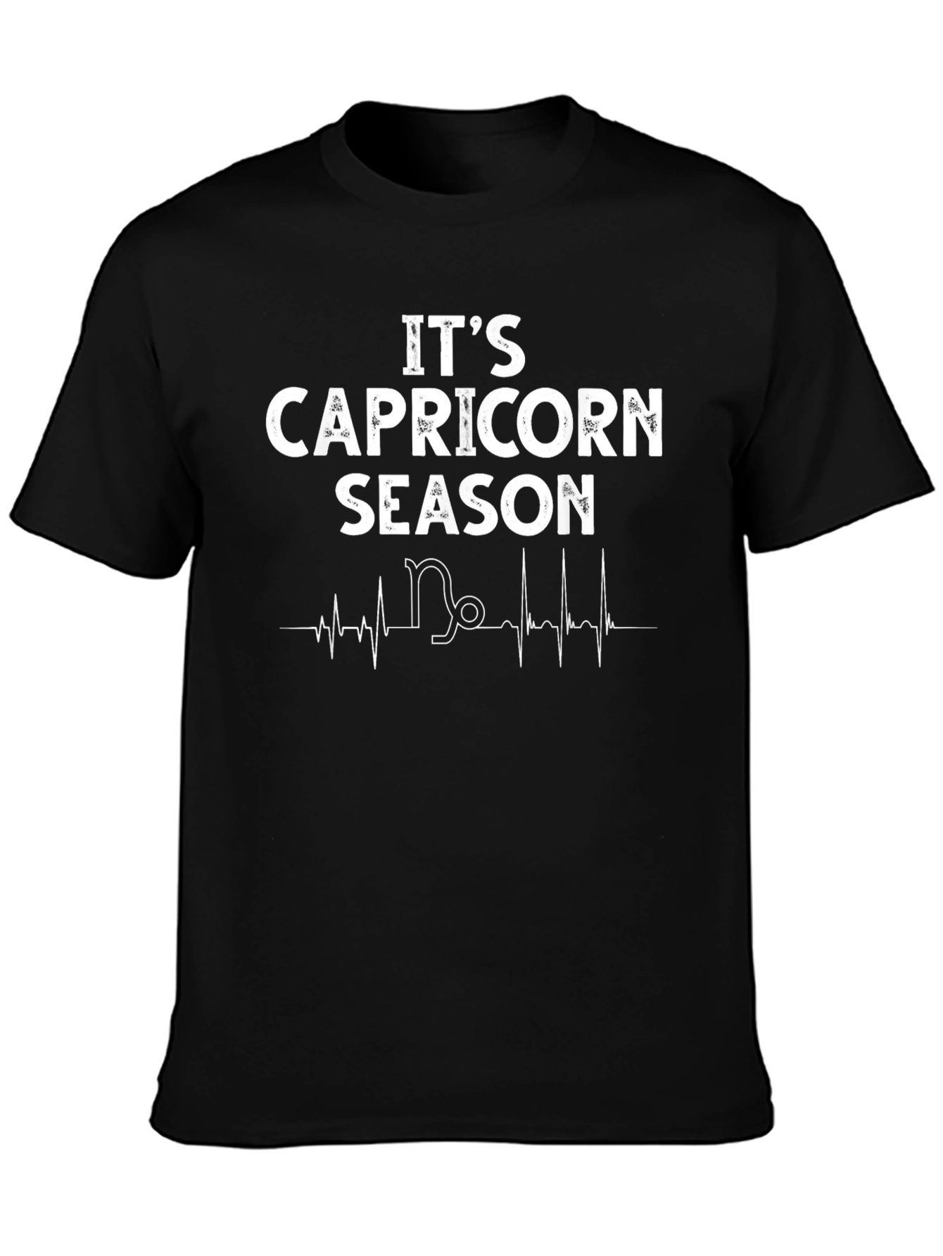 Its Capricorn Season Black T-Shirt