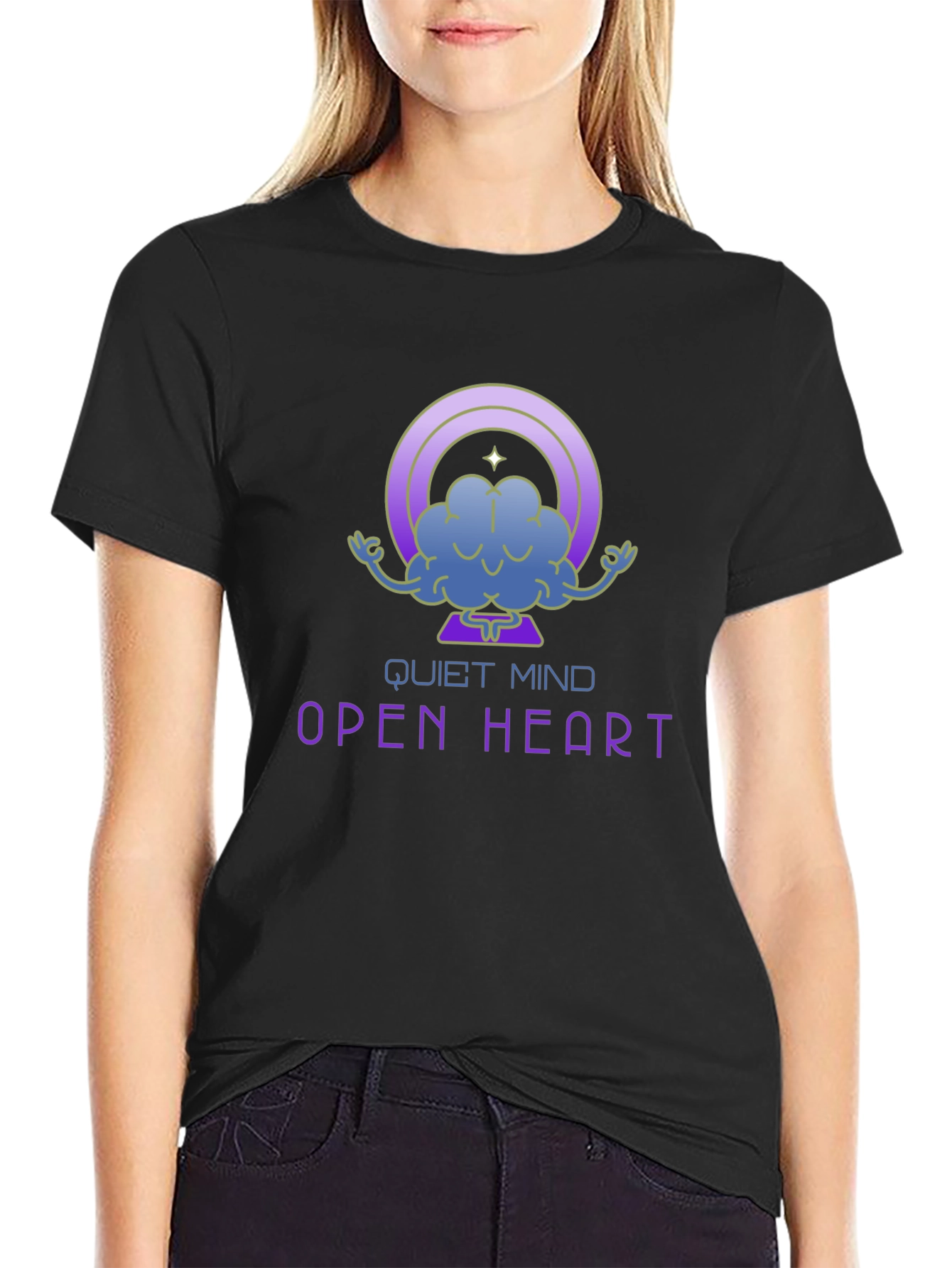 Quiet Mind Open Heart Graphic Tee