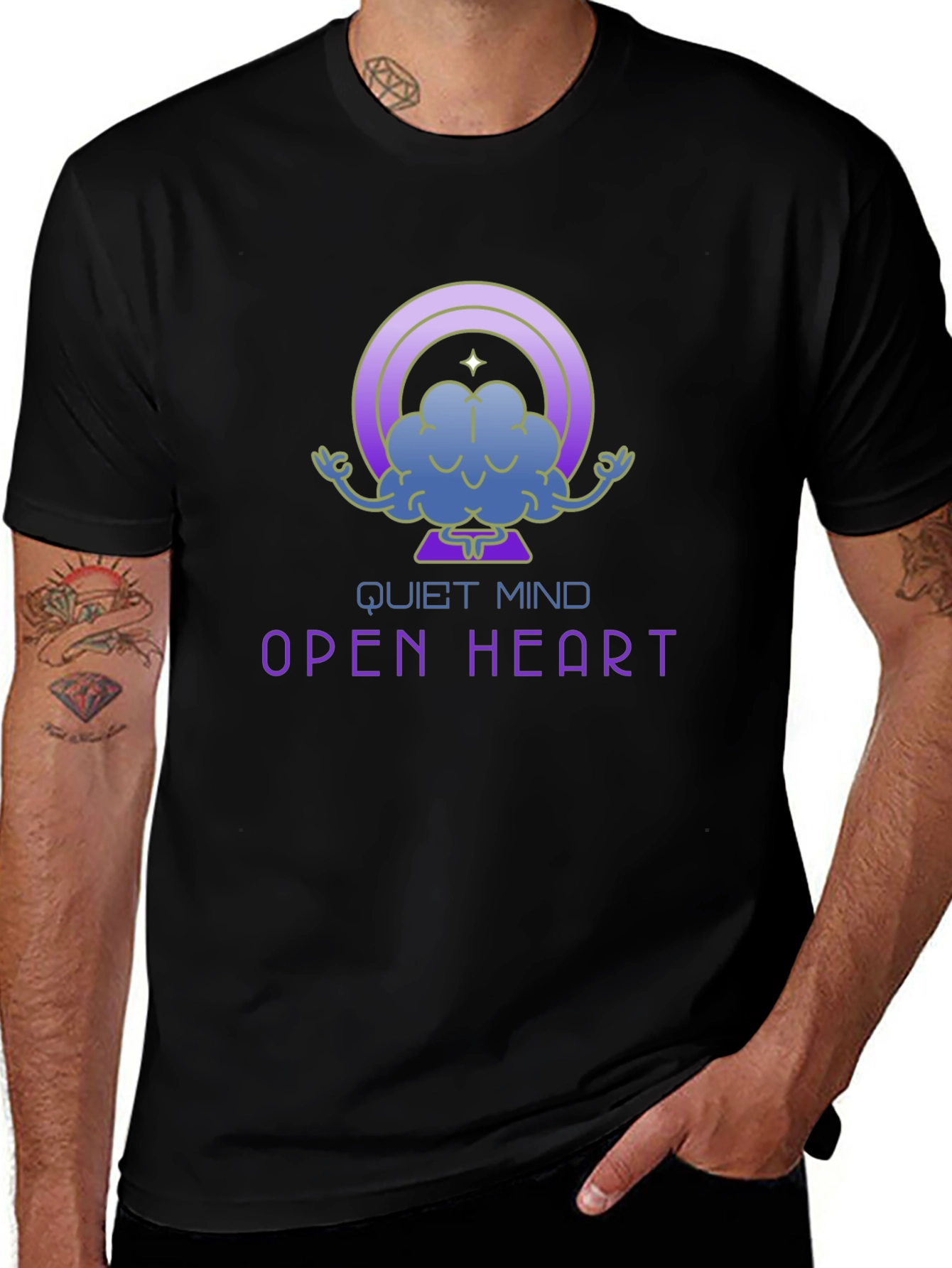 Quiet Mind Open Heart Graphic Tee